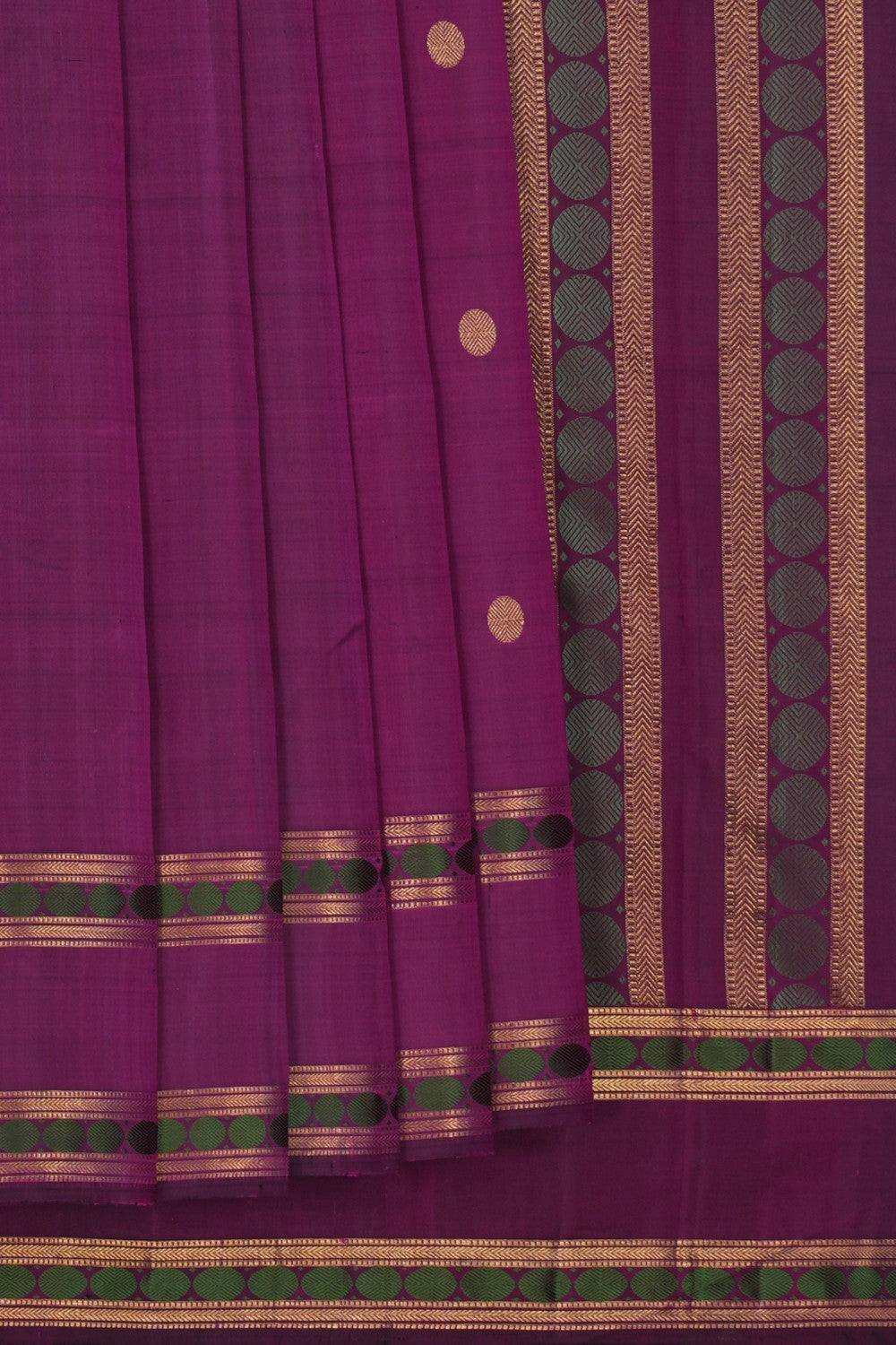 Image of Arani Silk Purple Saree