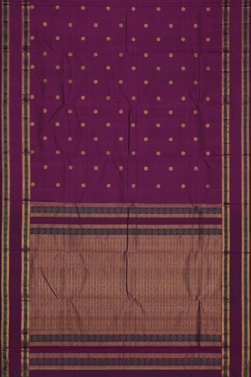 Image of Arani Silk Purple Saree