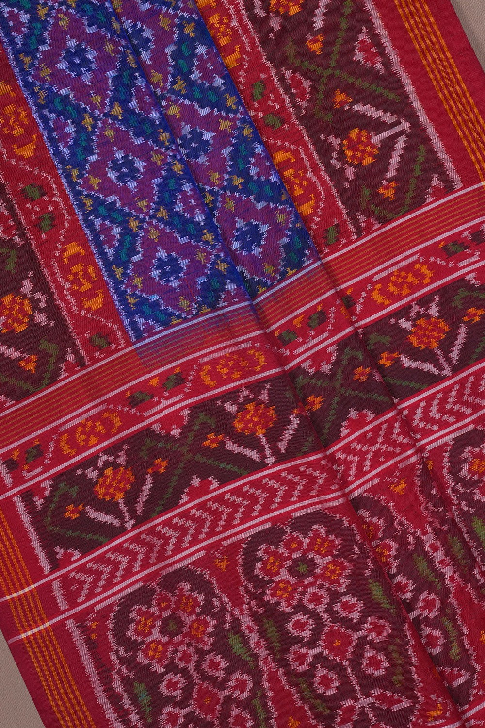 Image of Rajkot Silk Purple Saree