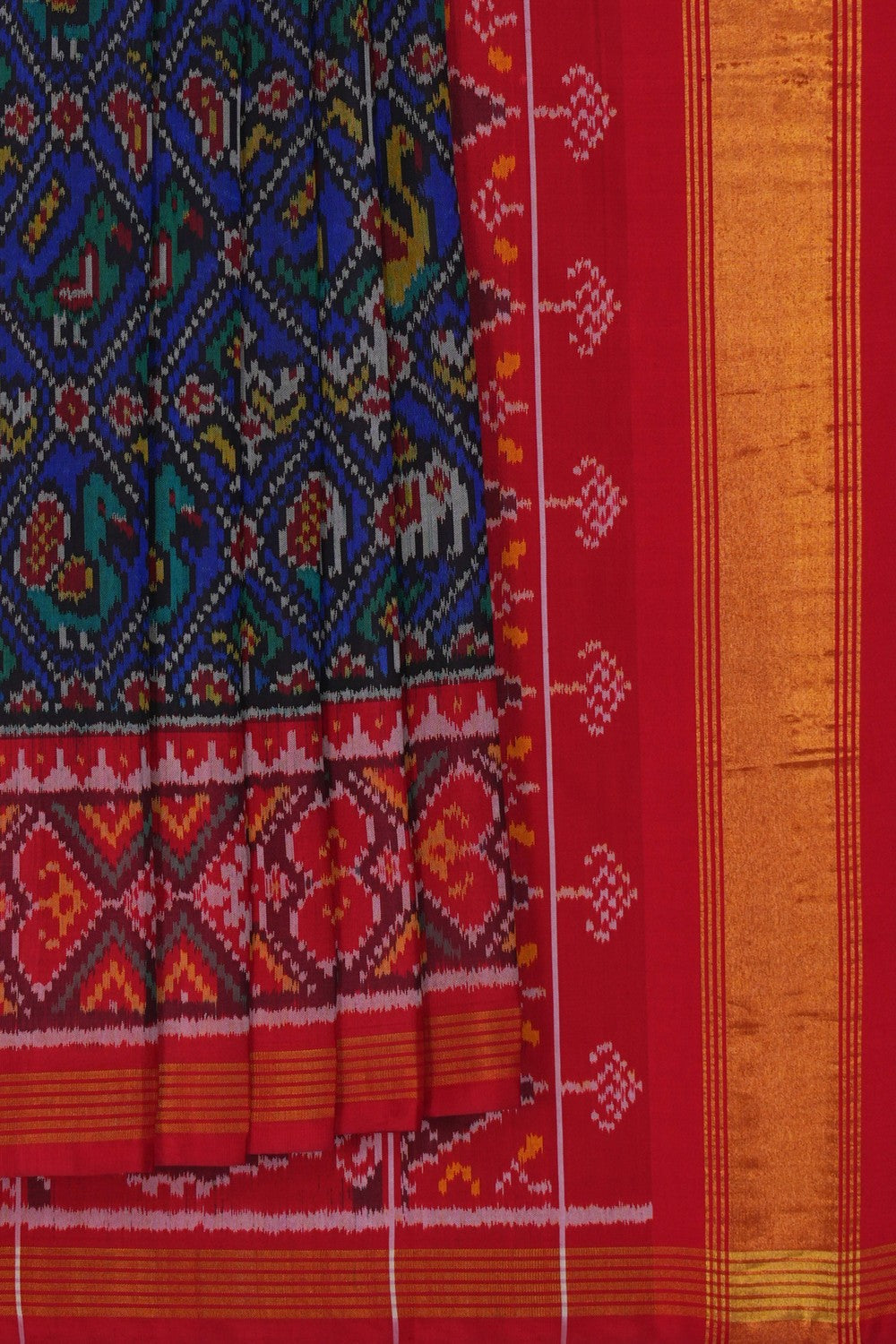 Image of Rajkot Silk Royal Blue Saree