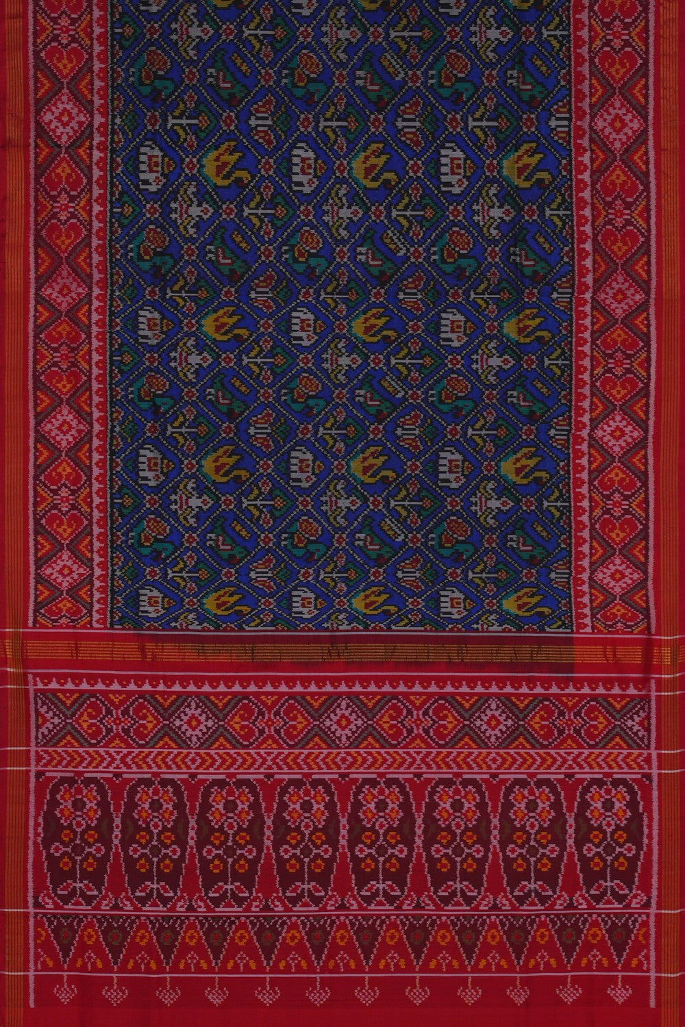 Image of Rajkot Silk Royal Blue Saree