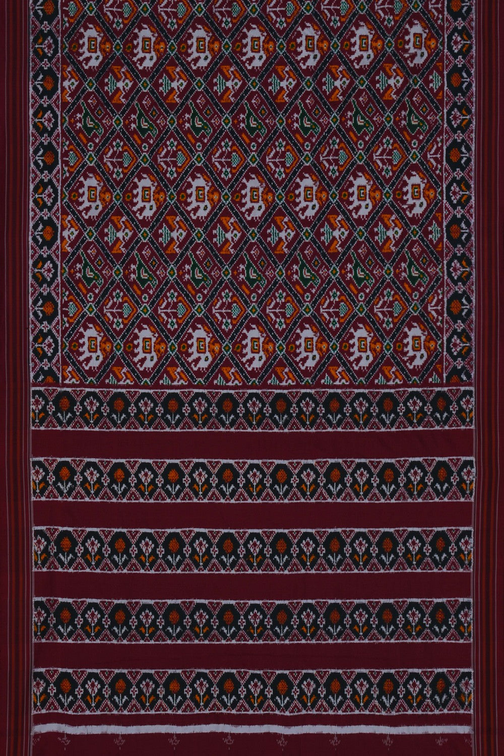 Image of Patan Patola Silk Double Ikat Saree