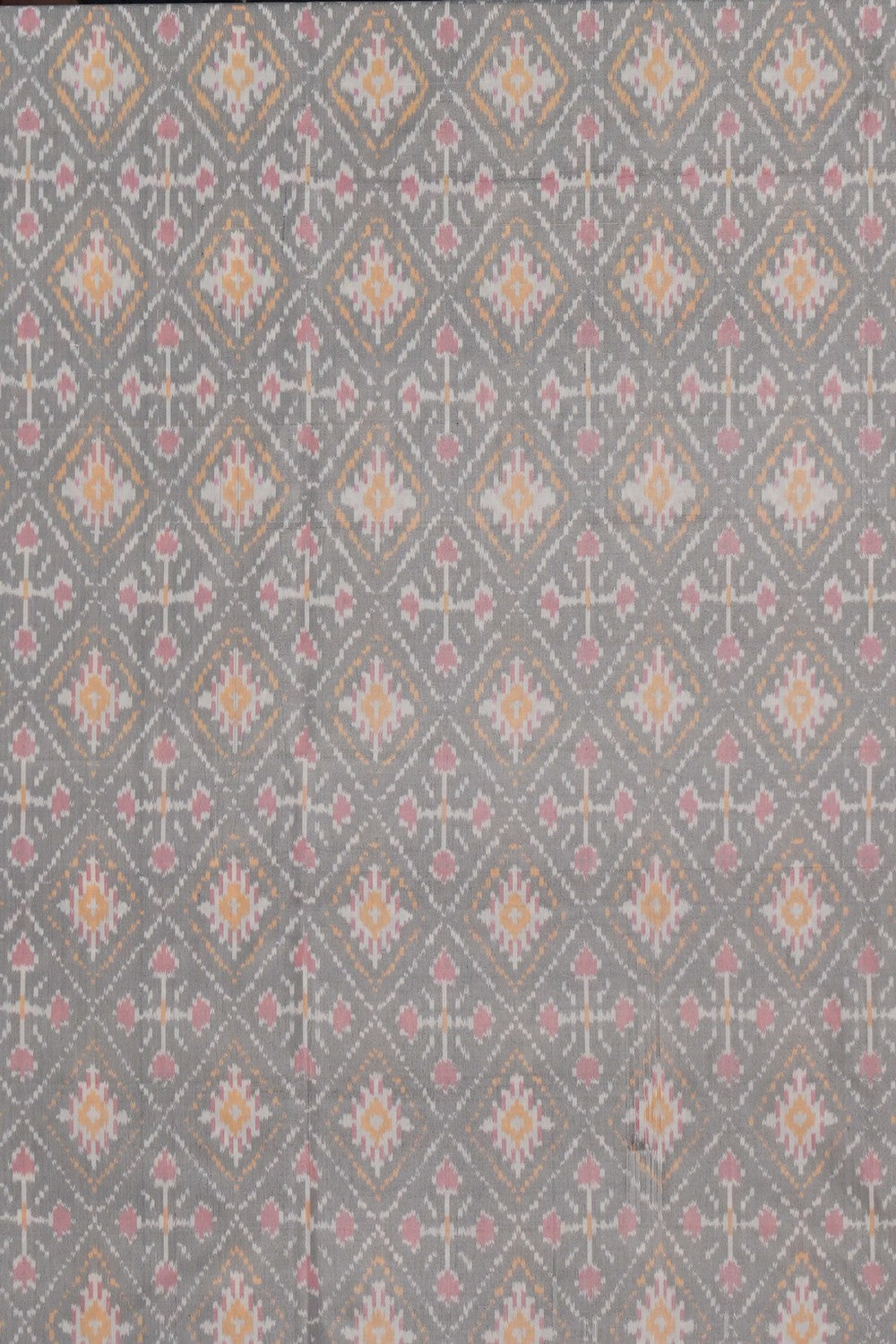 Image of Pochampally Ikat Unstitched Suit With Dupatta (3 Pcs Set)
