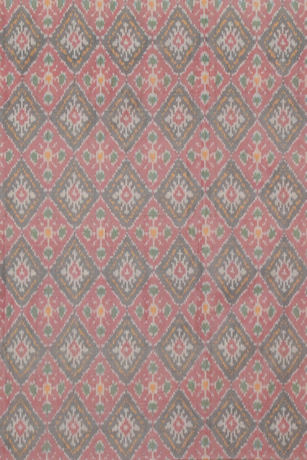 Image of Pochampally Ikat Unstitched Suit With Dupatta (3 Pcs Set)