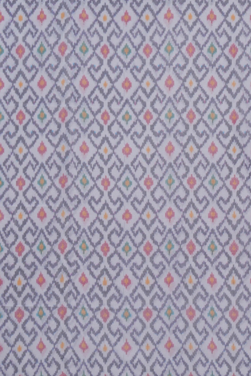 Image of Pochampally Ikat Unstitched Suit With Dupatta (3 Pcs Set)