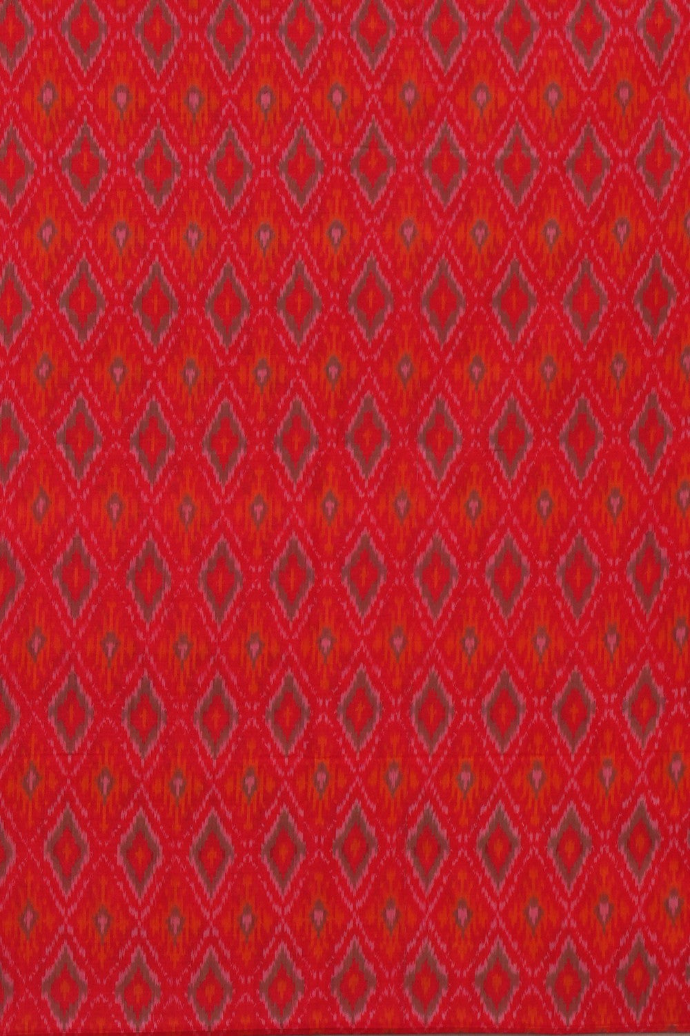 Image of Pochampally Ikat Unstitched Suit With Dupatta (3 Pcs Set)