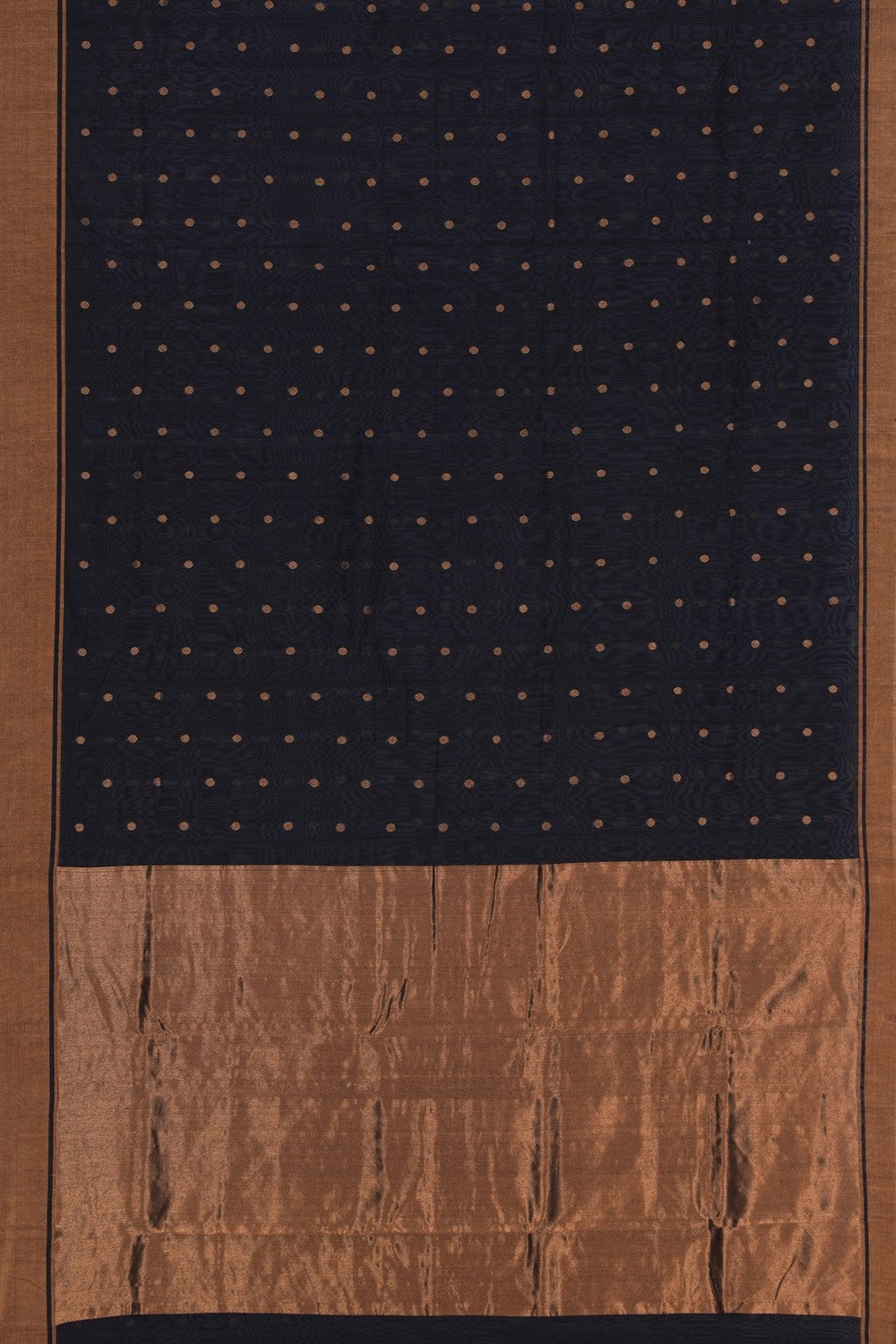 Image of Chanderi Black Saree