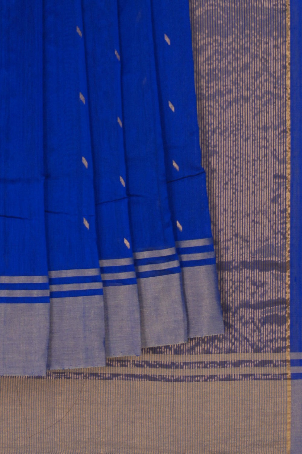 Image of Chanderi Royal Blue Saree