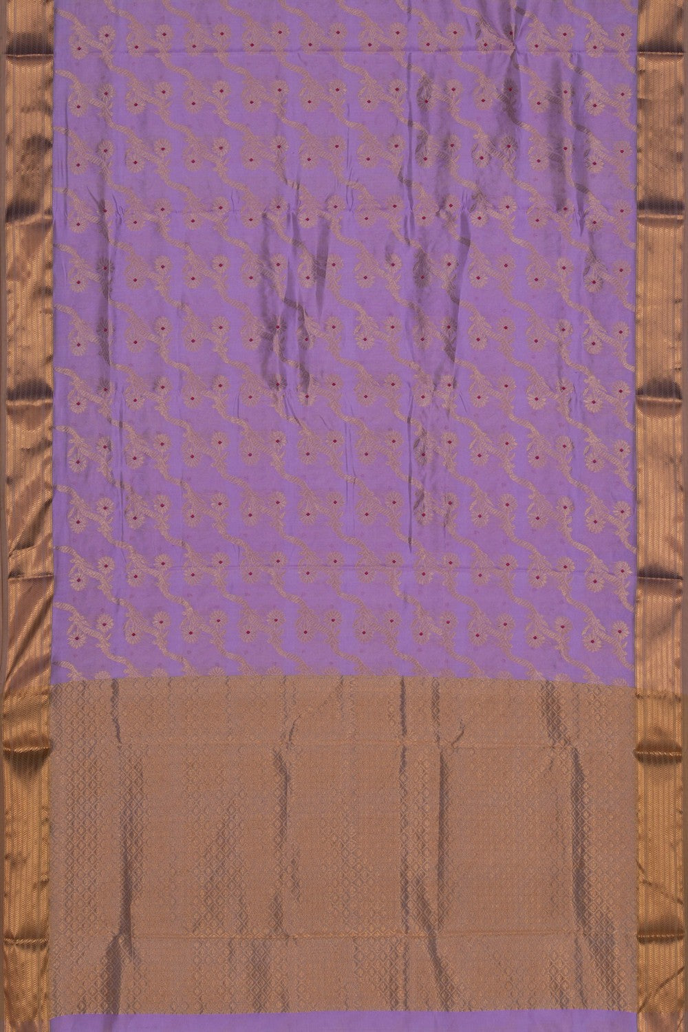 Image of Chanderi Lavender Purple Saree