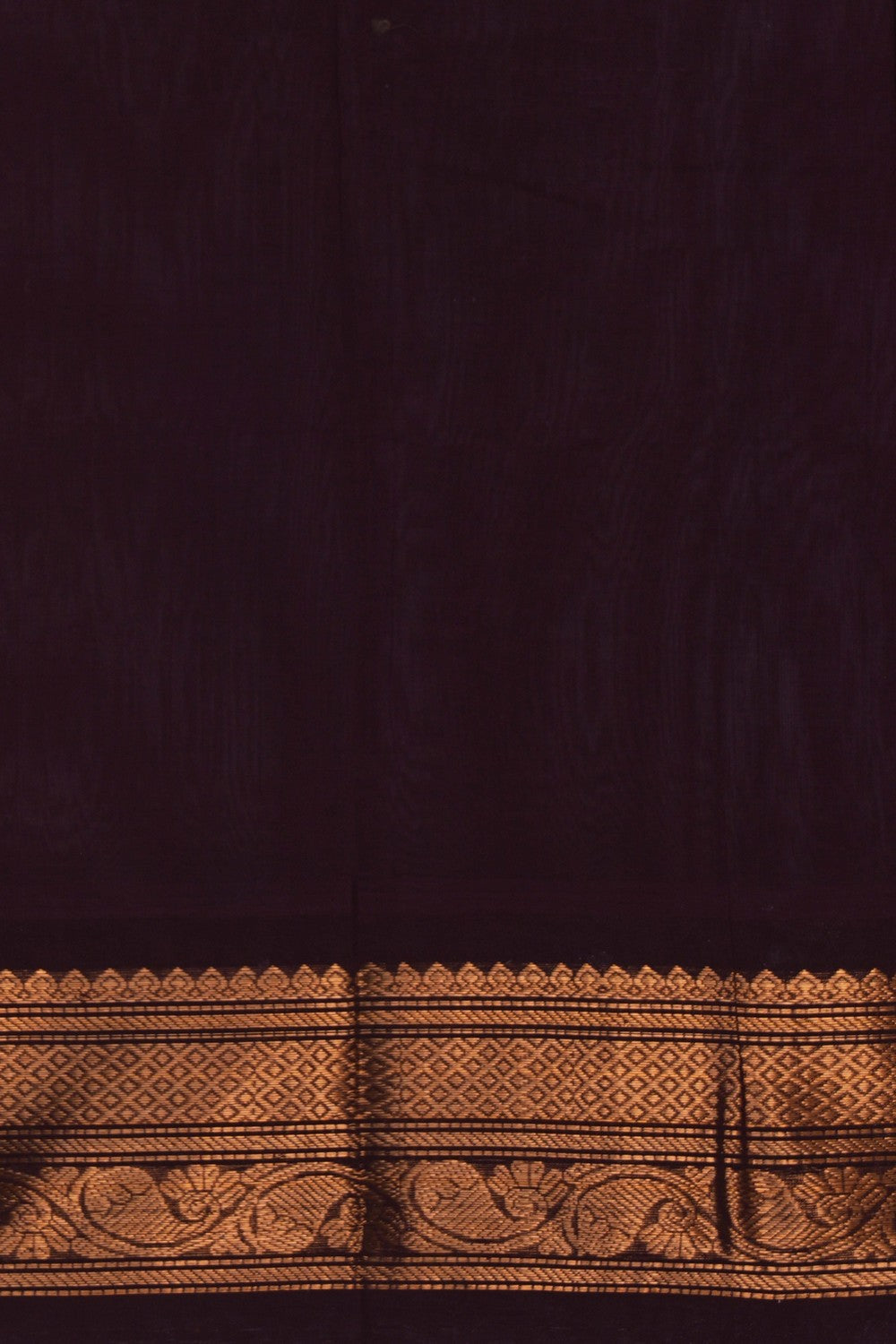 Image of Kanchi Cotton Blue Saree