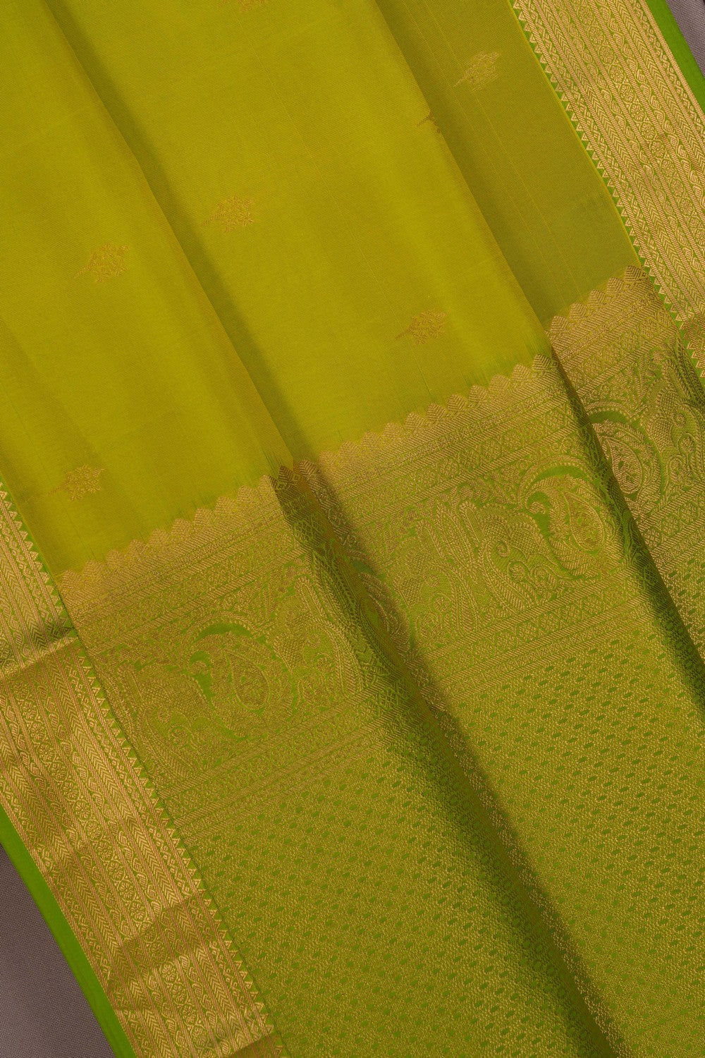 Image of South Silk Spring Green Saree
