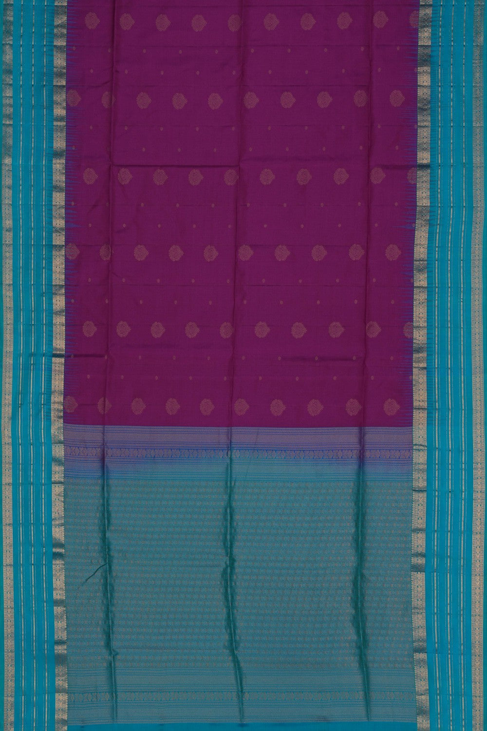Image of South Silk Purple Saree