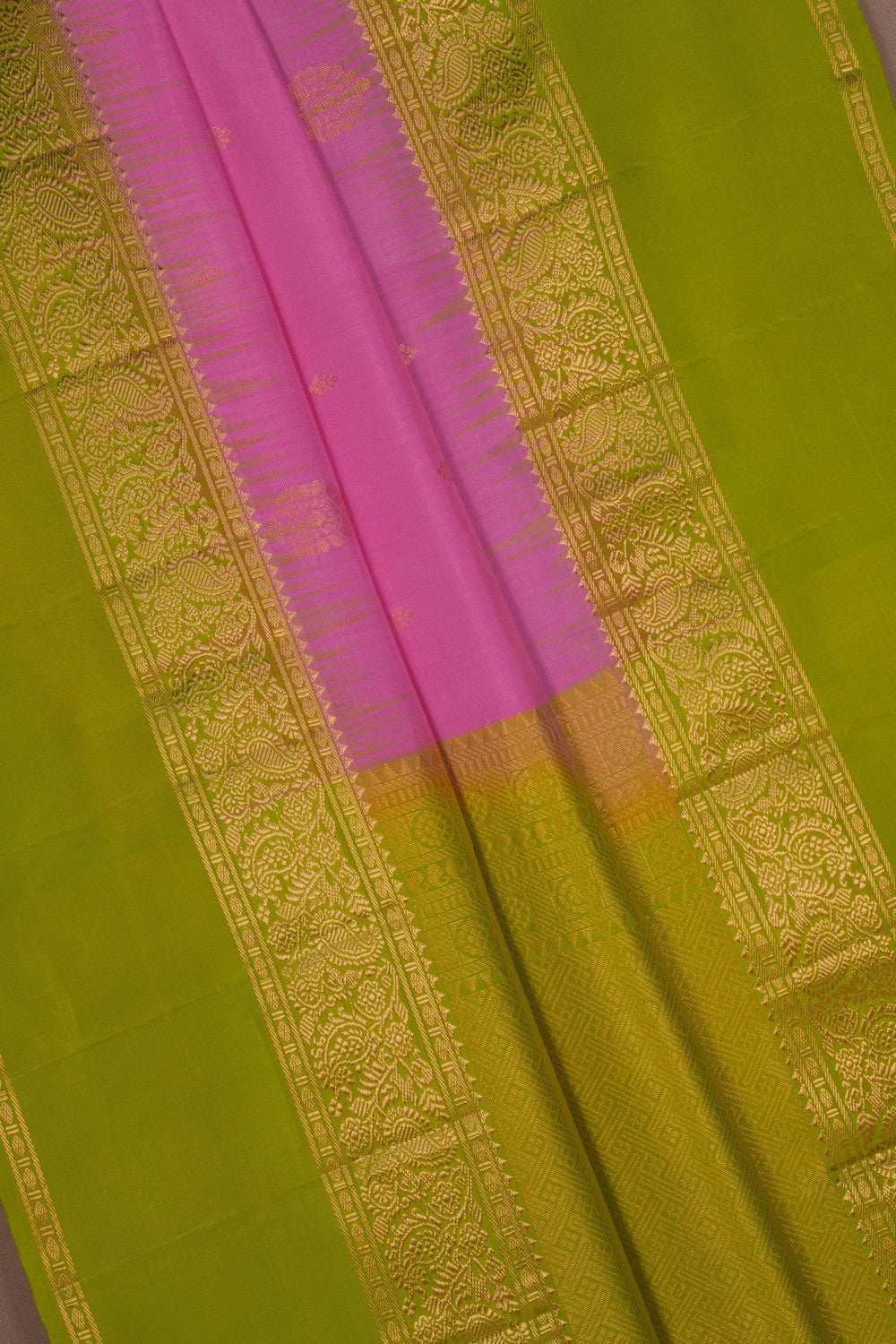 Image of South Silk Lotus Pink Saree