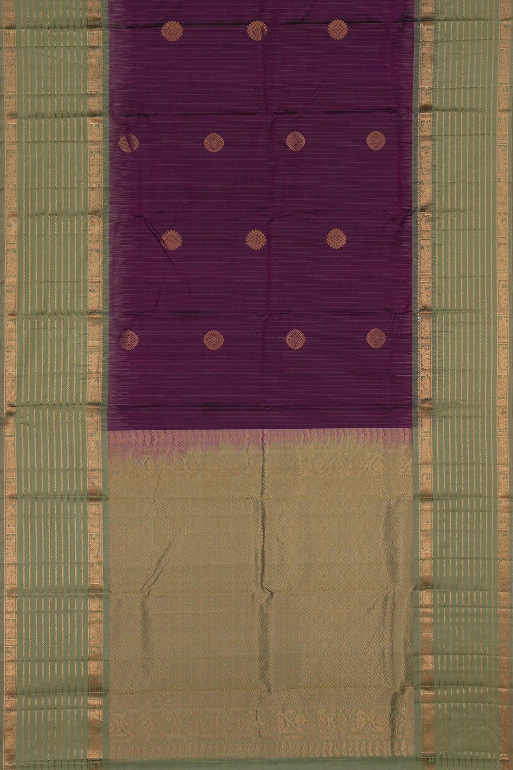 Image of South Silk Purple Saree