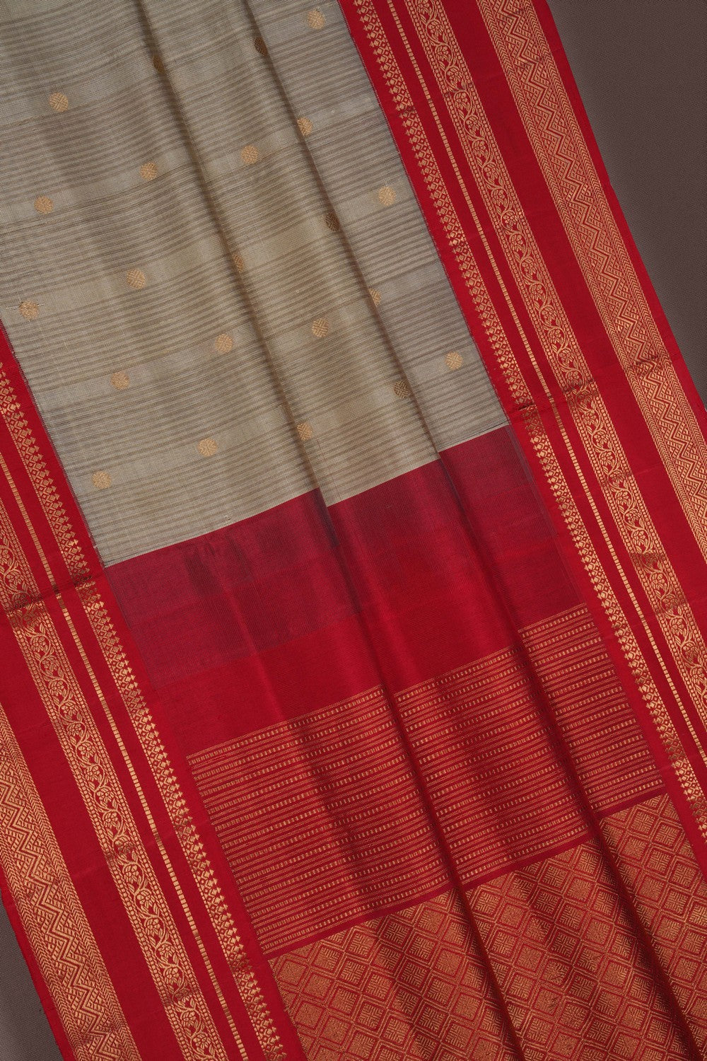 Image of South Silk Beige Saree