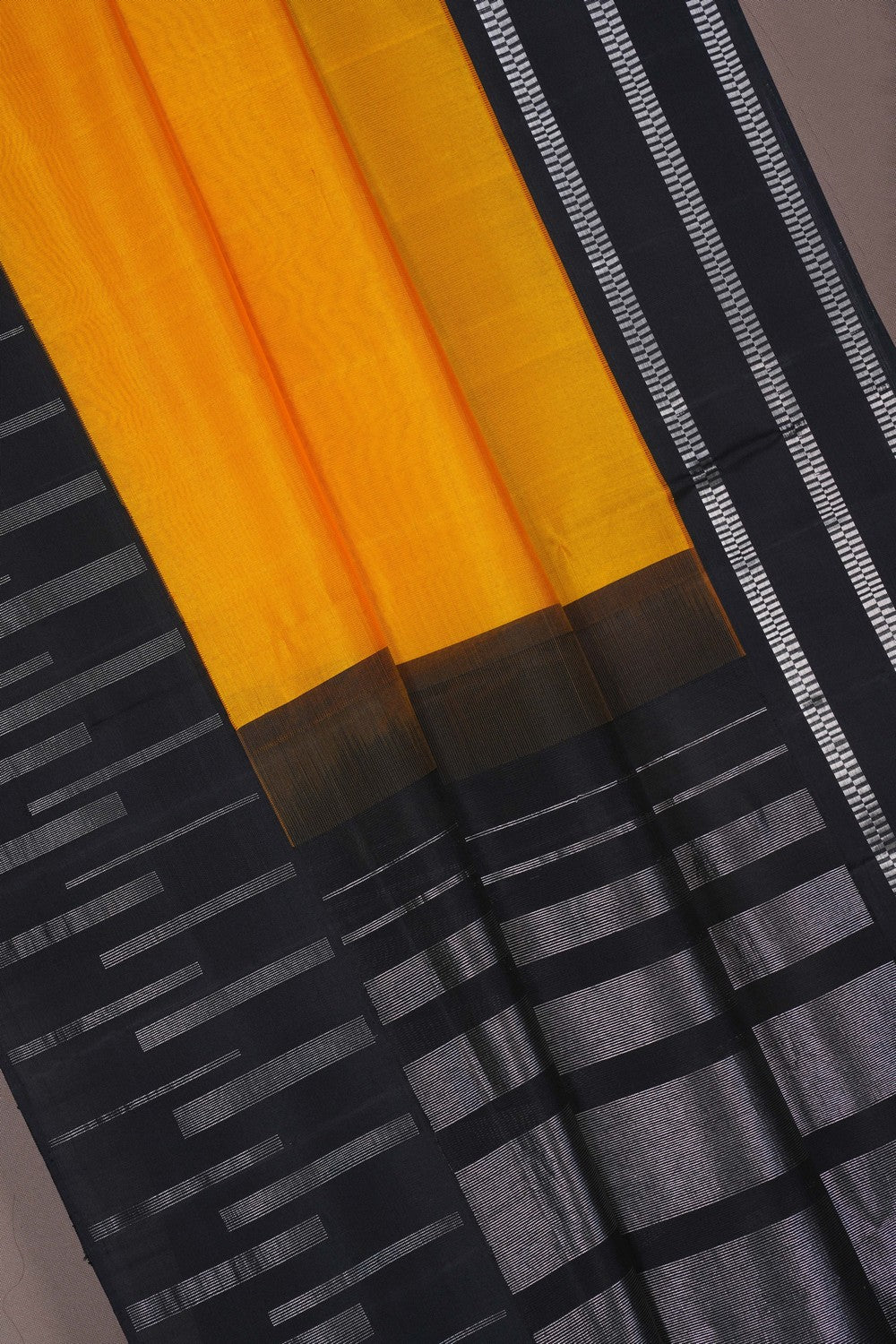 Image of South Silk Yellow Saree