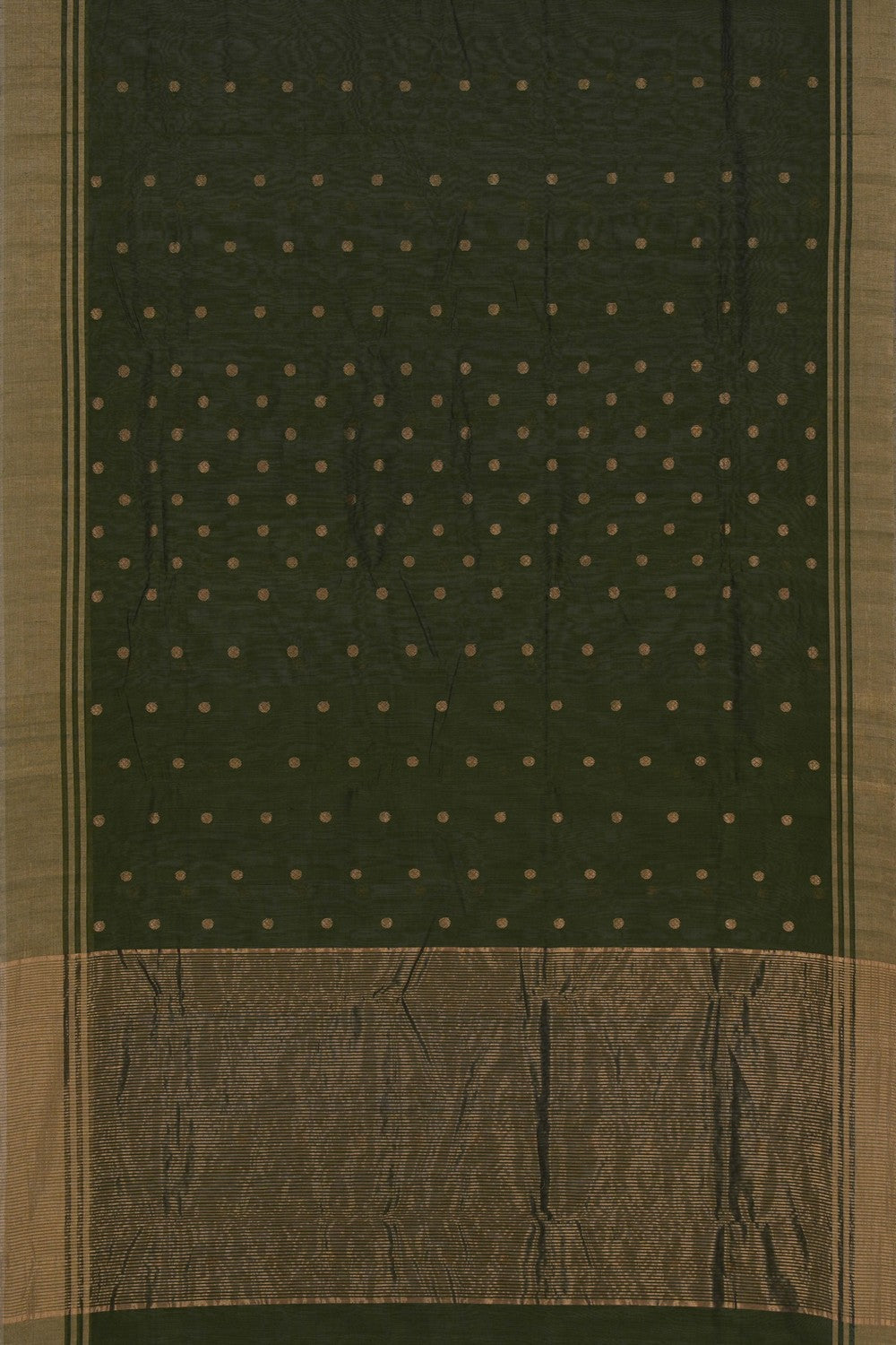 Image of A Chanderi Green Saree