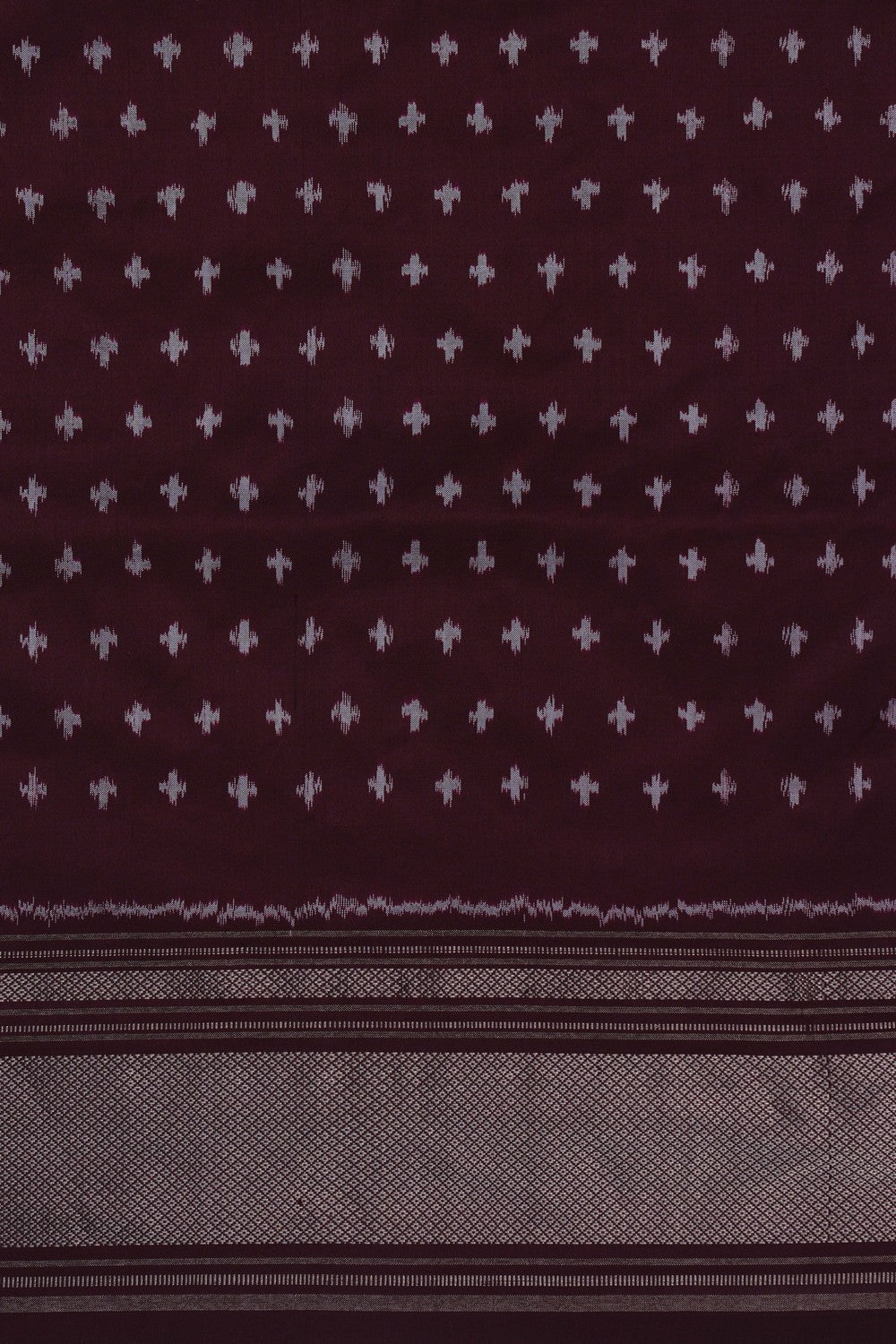 Image of Pochampally Ikat Silk Pink Saree