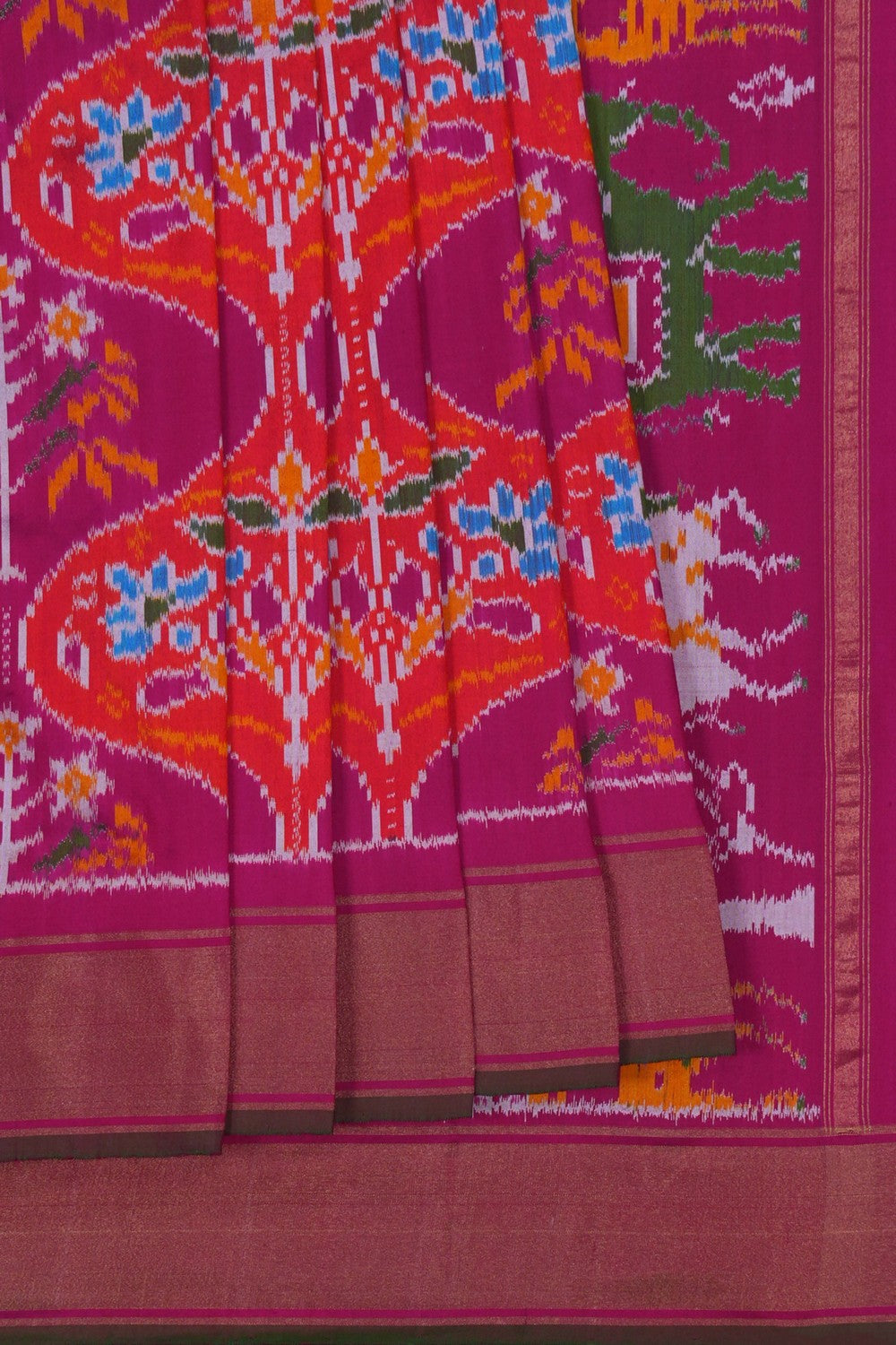 Image of Pochampally Rangkat Technique Ikat Saree