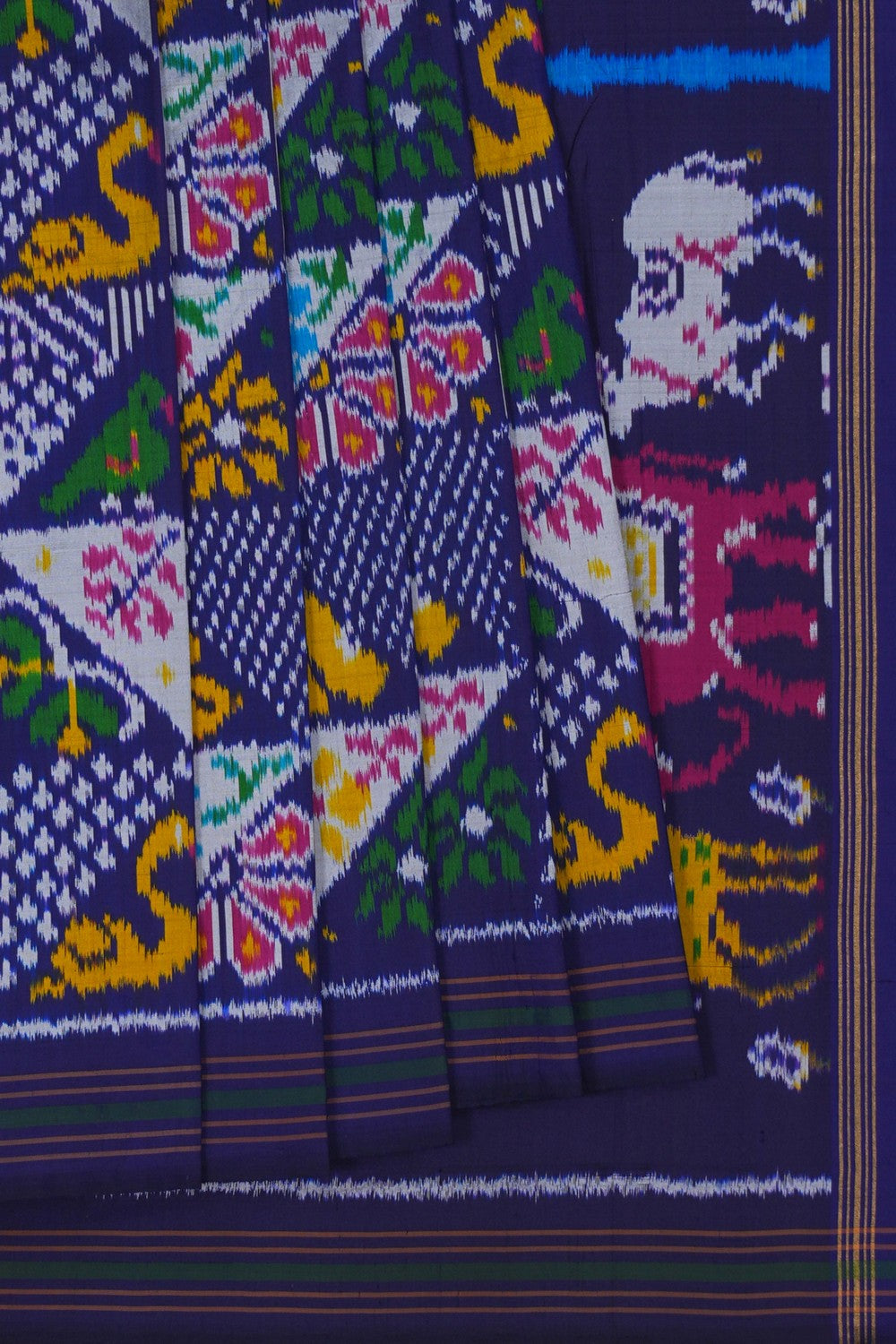 Image of Pochampally Rangkat Technique Ikat Saree