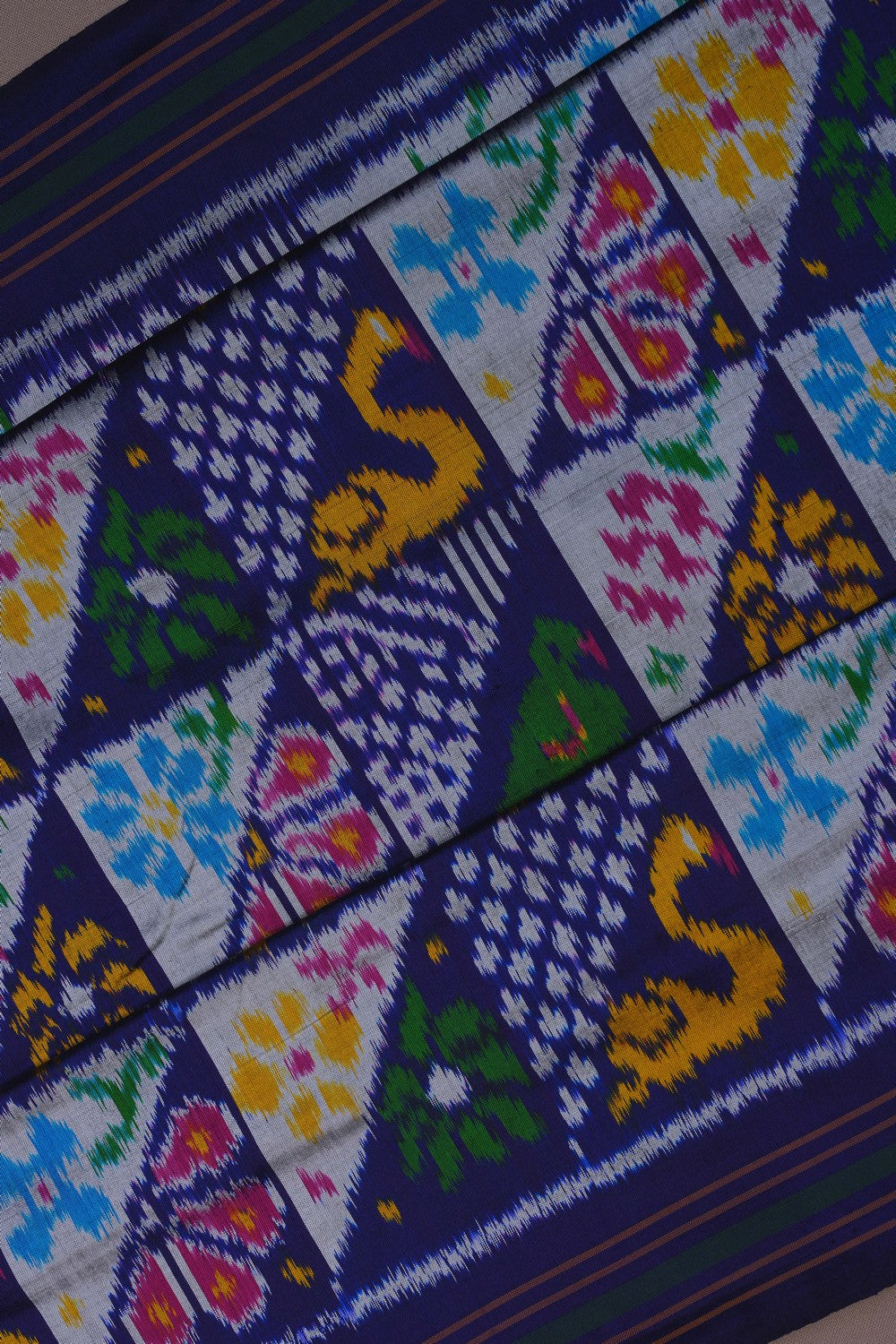 Image of Pochampally Rangkat Technique Ikat Saree