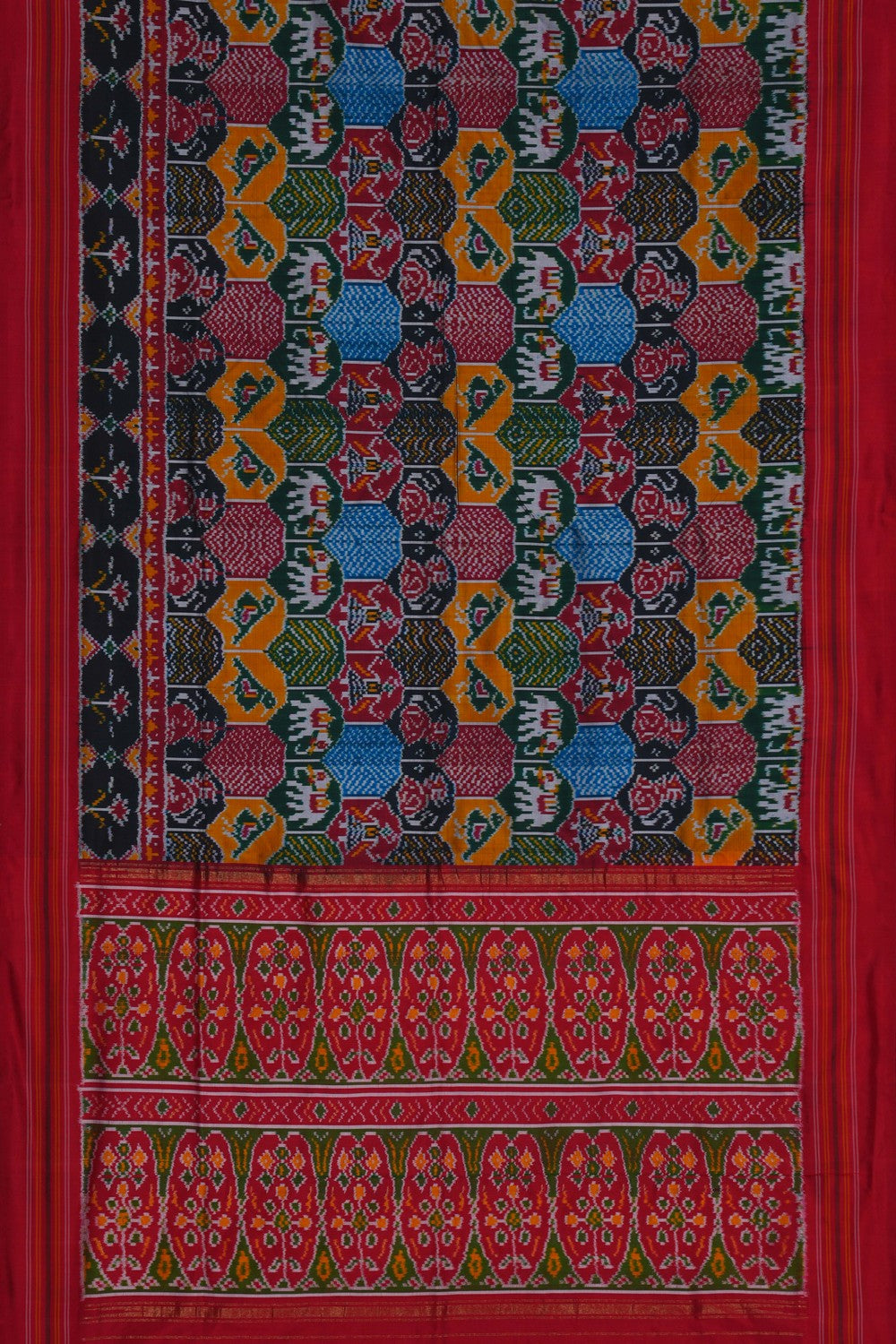 Image of Pochampally Rangkat Technique Ikat Saree