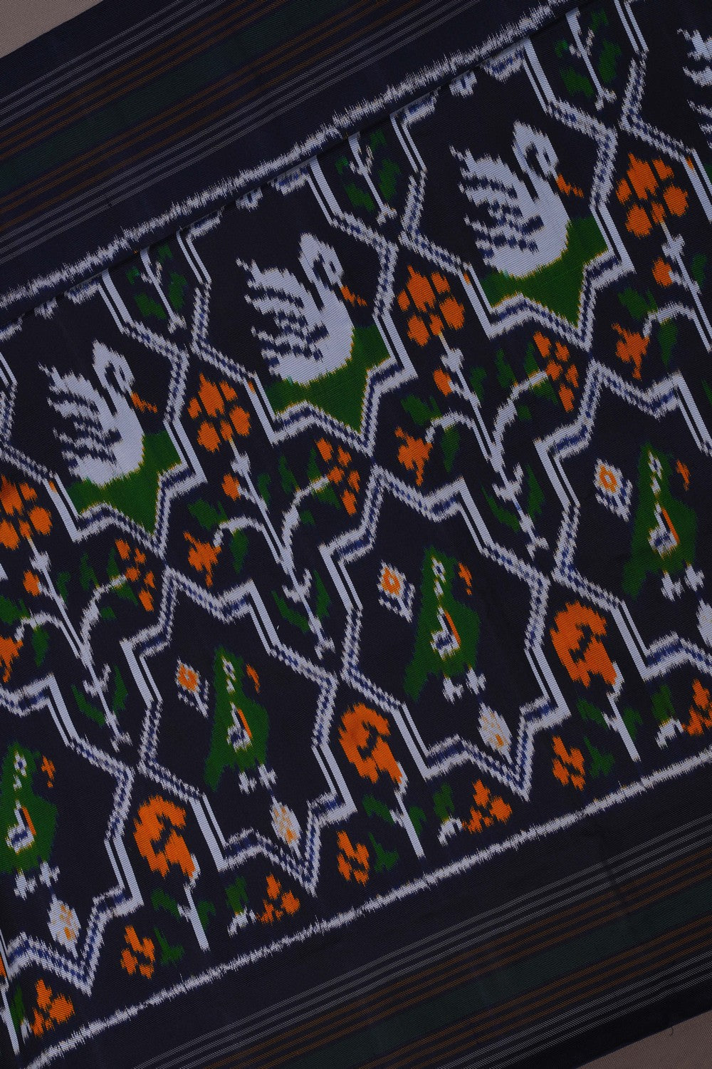 Image of Pochampally Rangkat Technique Ikat Saree