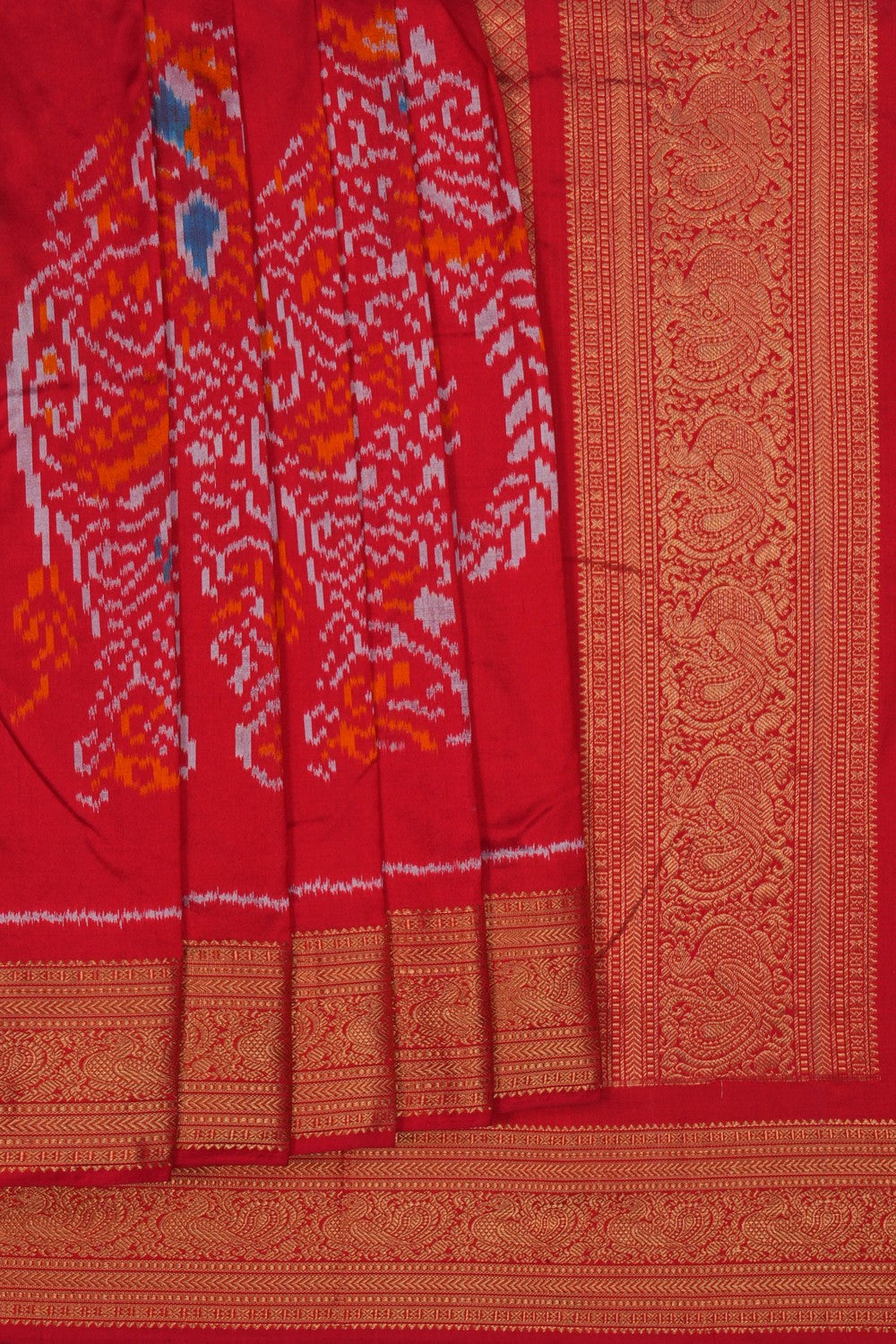 Image of Pochampally Rangkat Technique Ikat Saree