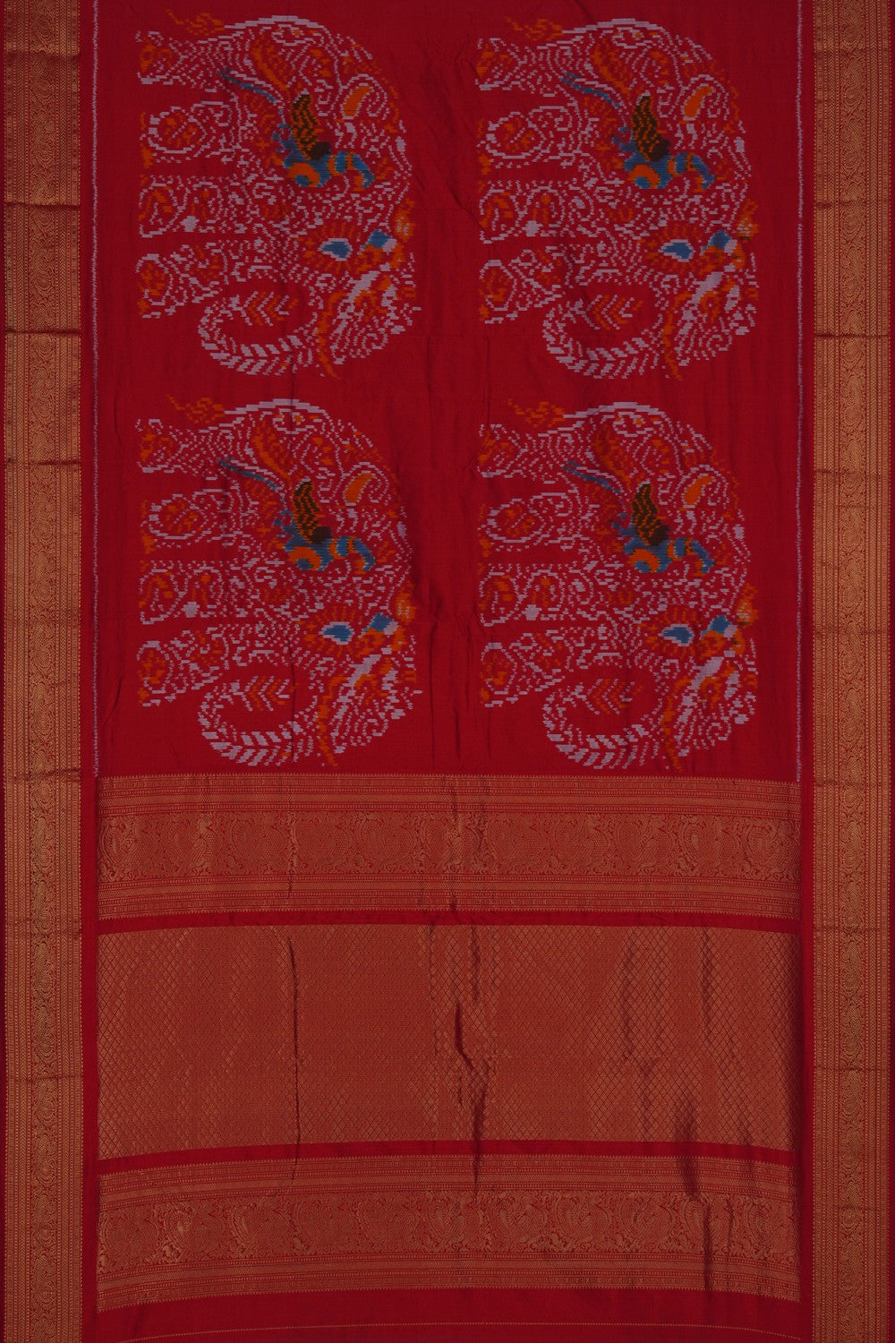 Image of Pochampally Rangkat Technique Ikat Saree