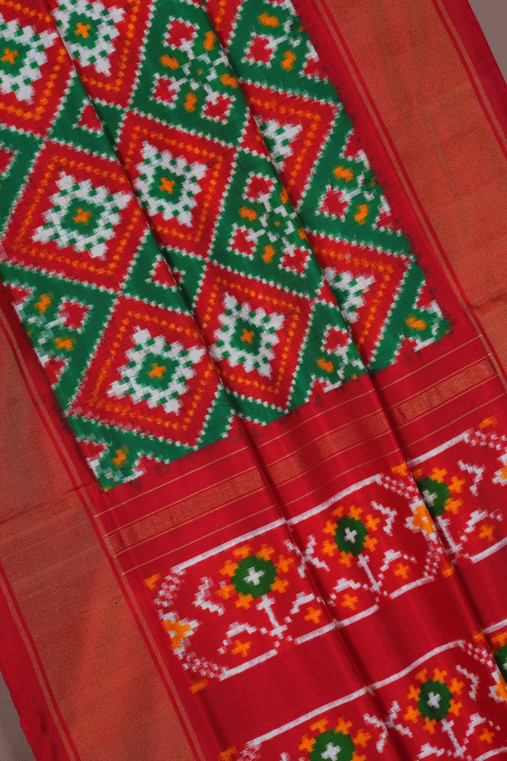 Image of Pochampally Rangkat Technique Ikat Saree
