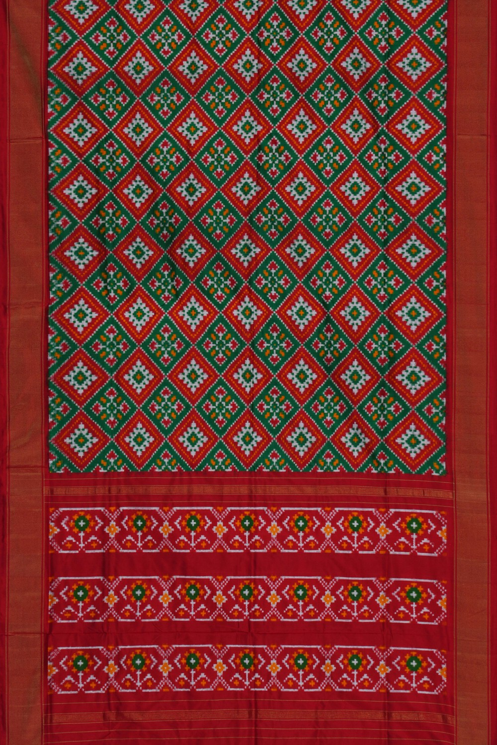 Image of Pochampally Rangkat Technique Ikat Saree