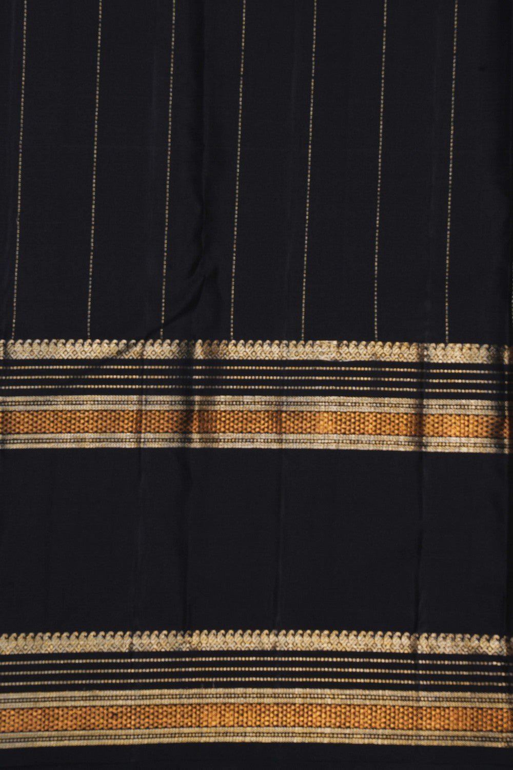 Image of Kanchi Silk Black Saree