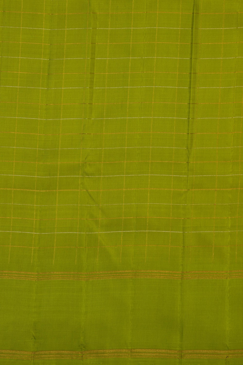 Image of Kanchi Silk Kattam Pattern Saree