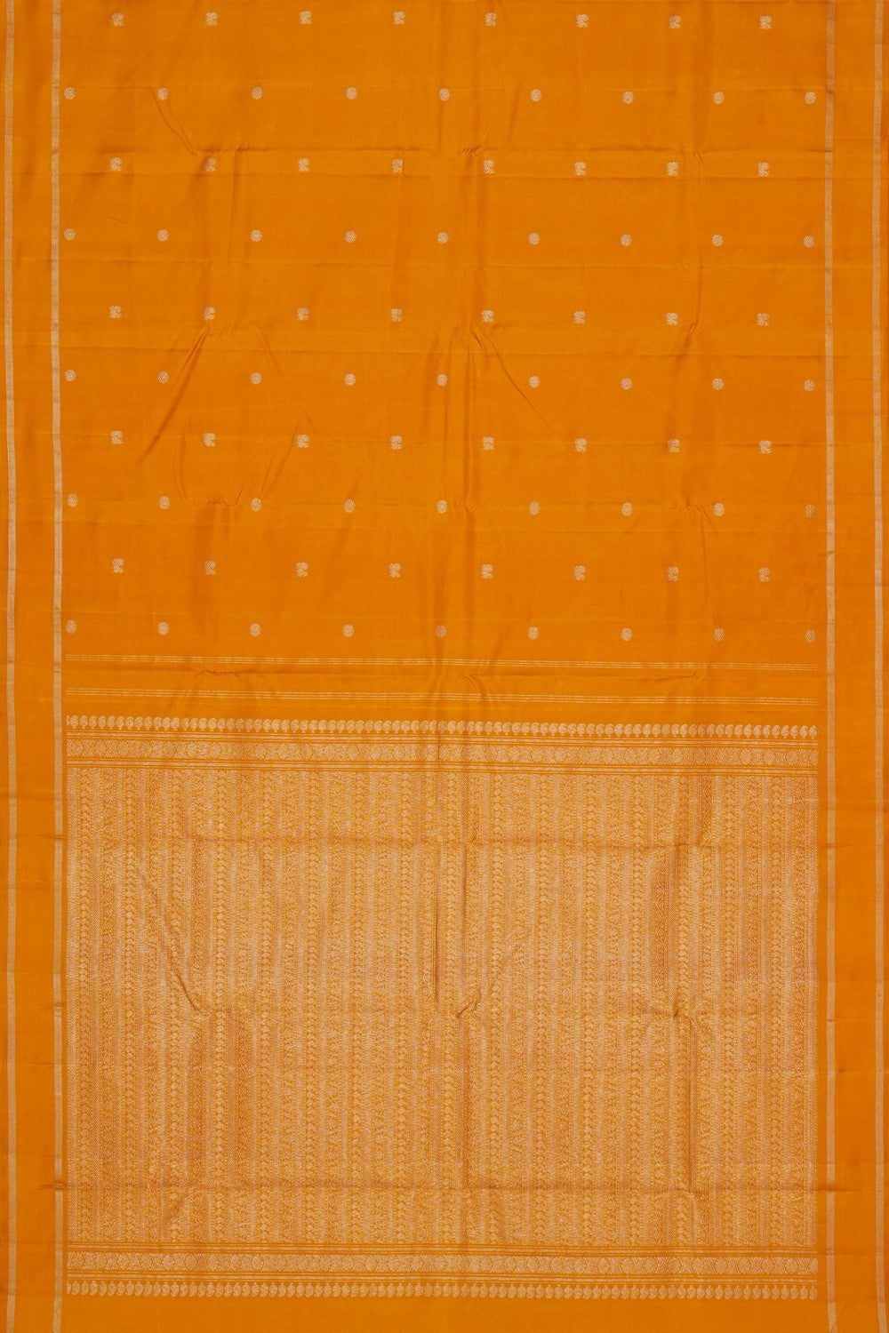 Image of Kanchi Silk Mustard Saree