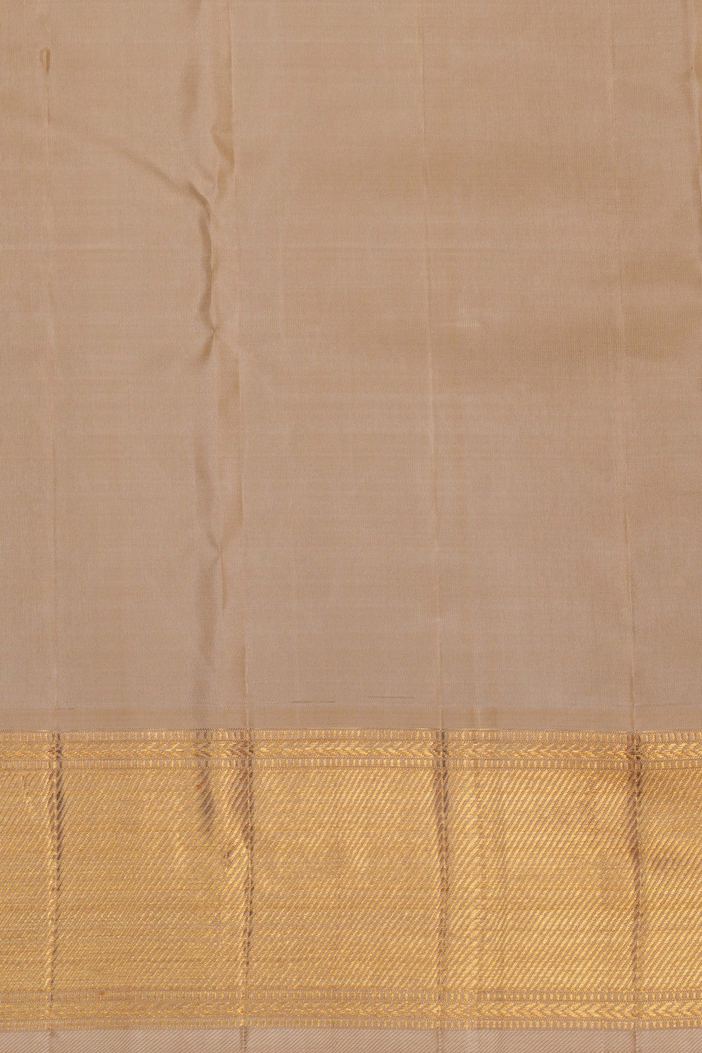 Image of Kanchipuram Silk Ivory Off-White Saree