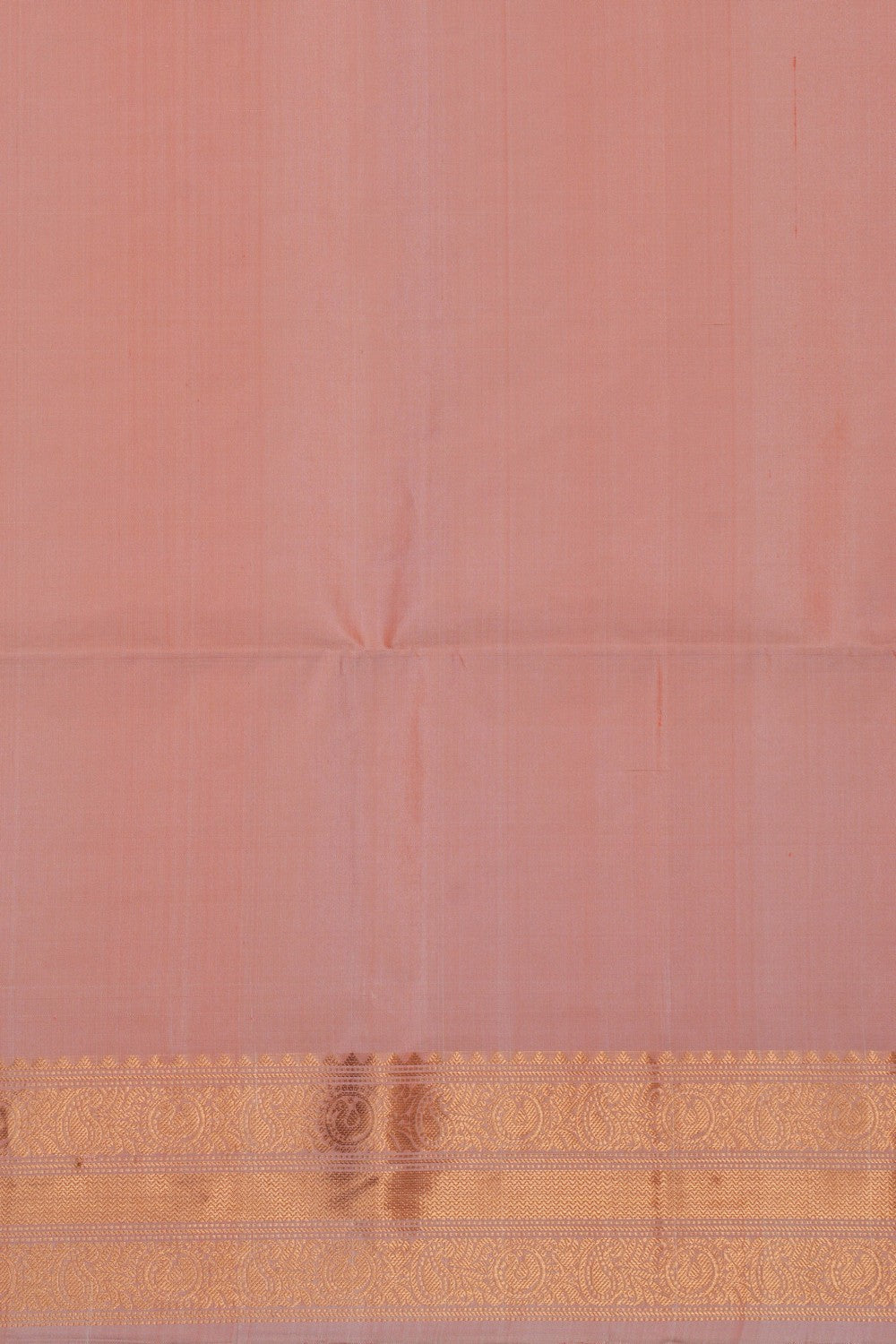 Image of South Silk Coral-Peach Saree