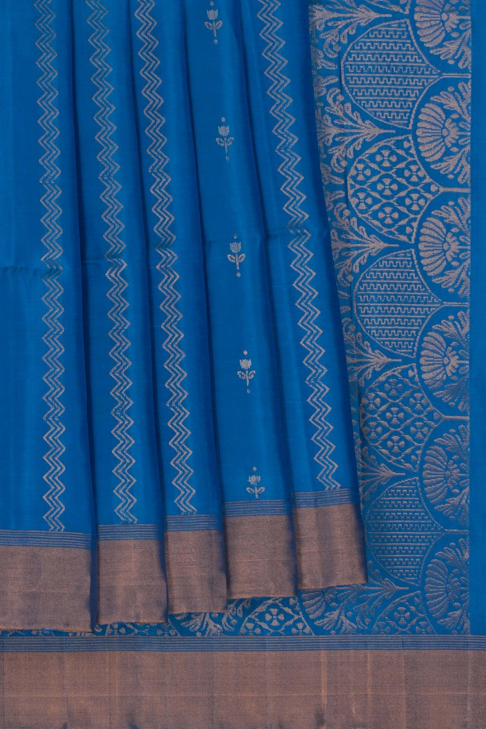 Image of South Silk Blue Saree