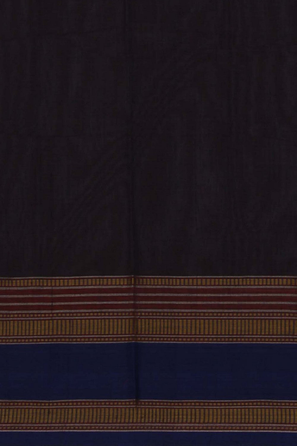 Image of Kanchi Cotton Brown Saree