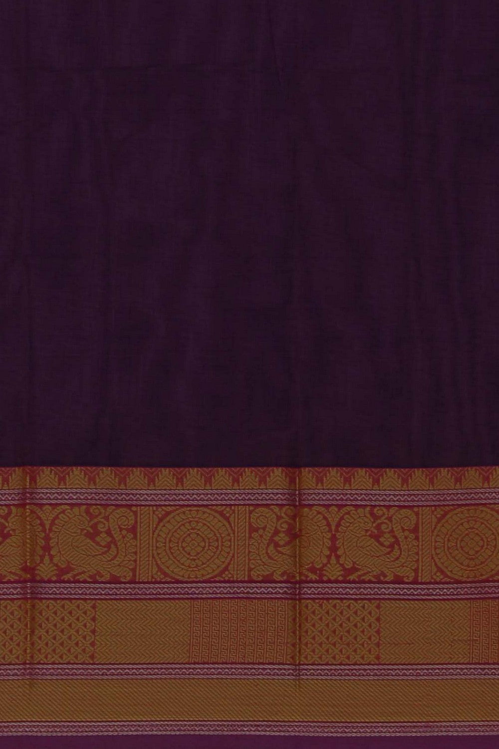 Image of Kanchi Cotton Violet Saree