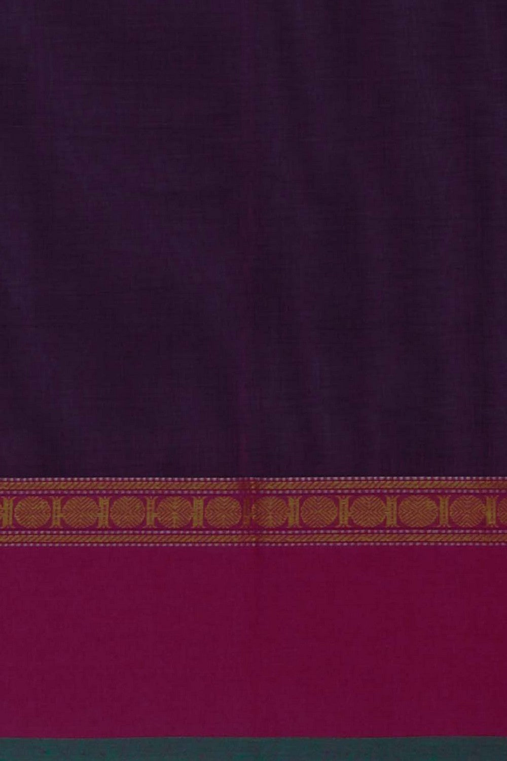 Image of Kanchi Cotton Magenta Saree