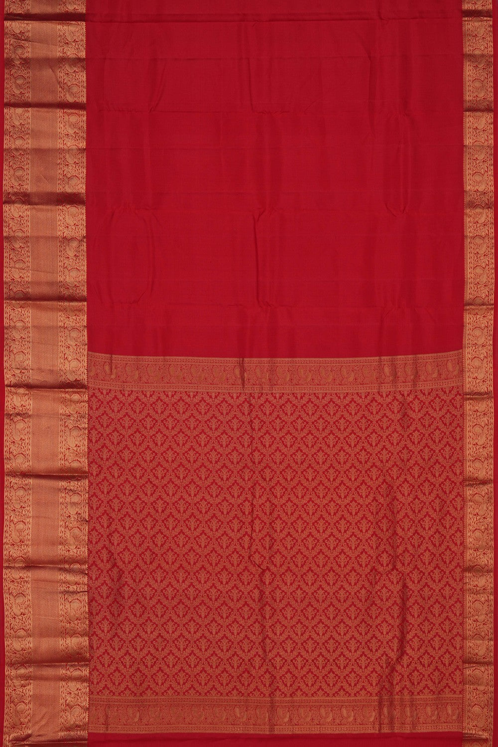 Image of South Silk Red Saree