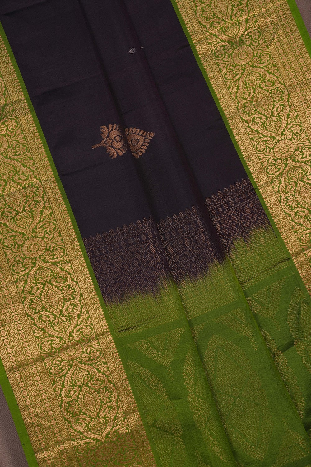 Image of South Silk Brown Saree
