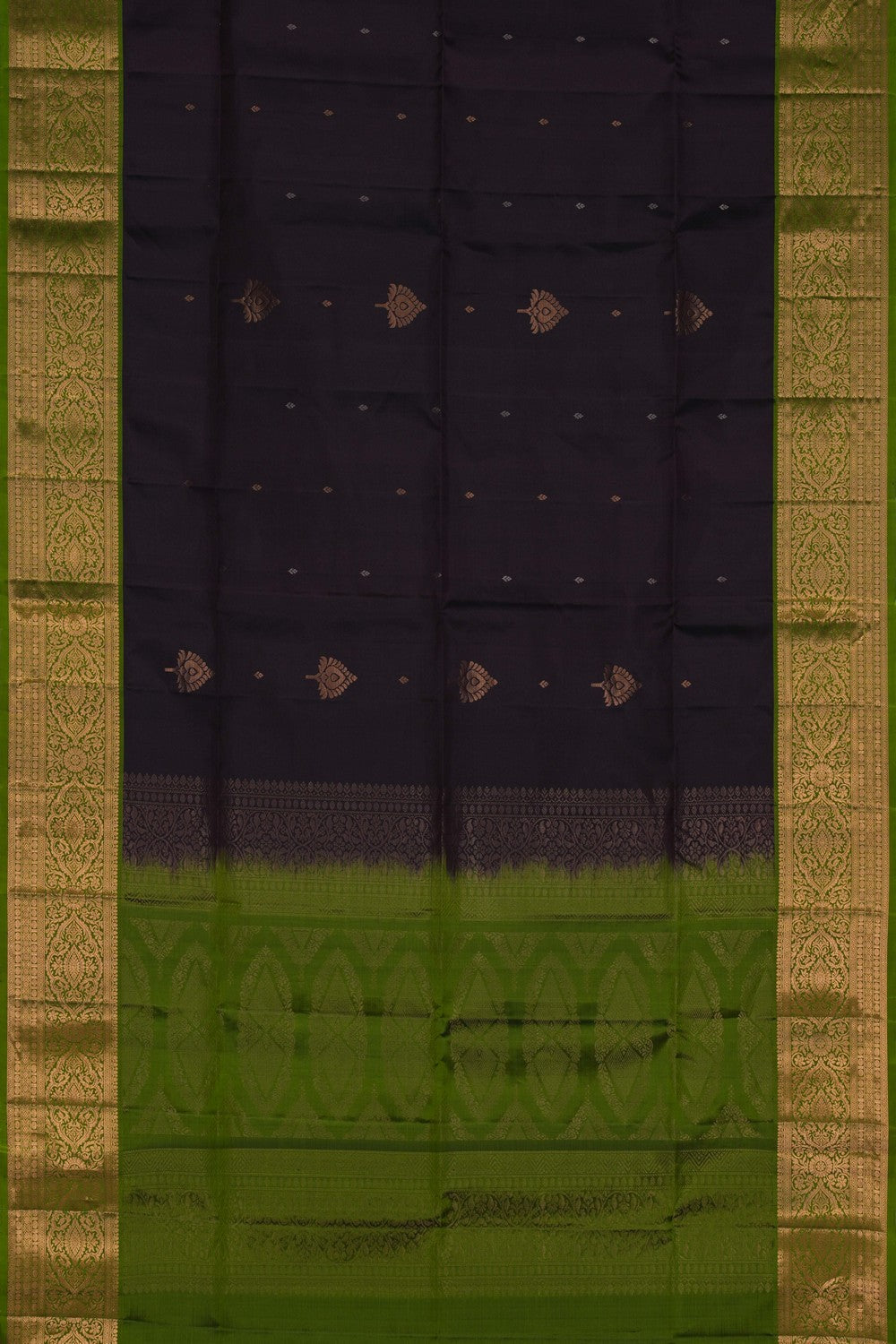 Image of South Silk Brown Saree