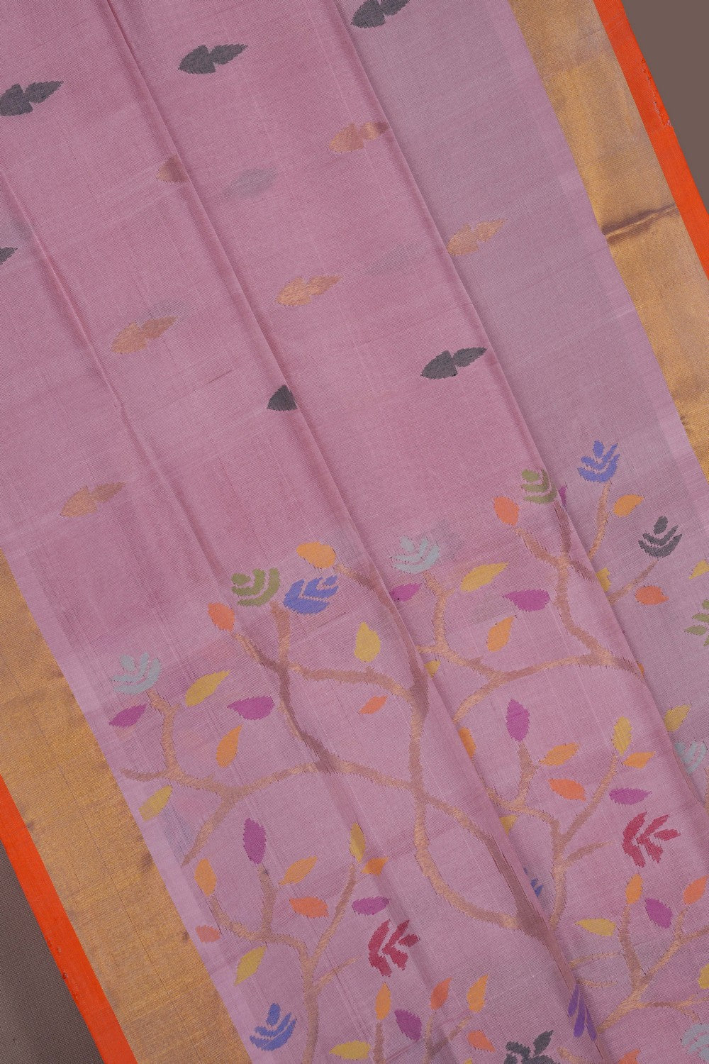 Image of Uppada Silk Pink Saree