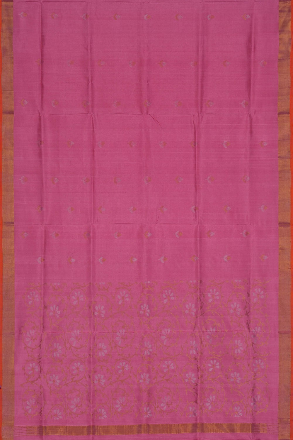 Image of Uppada Silk Pink Saree