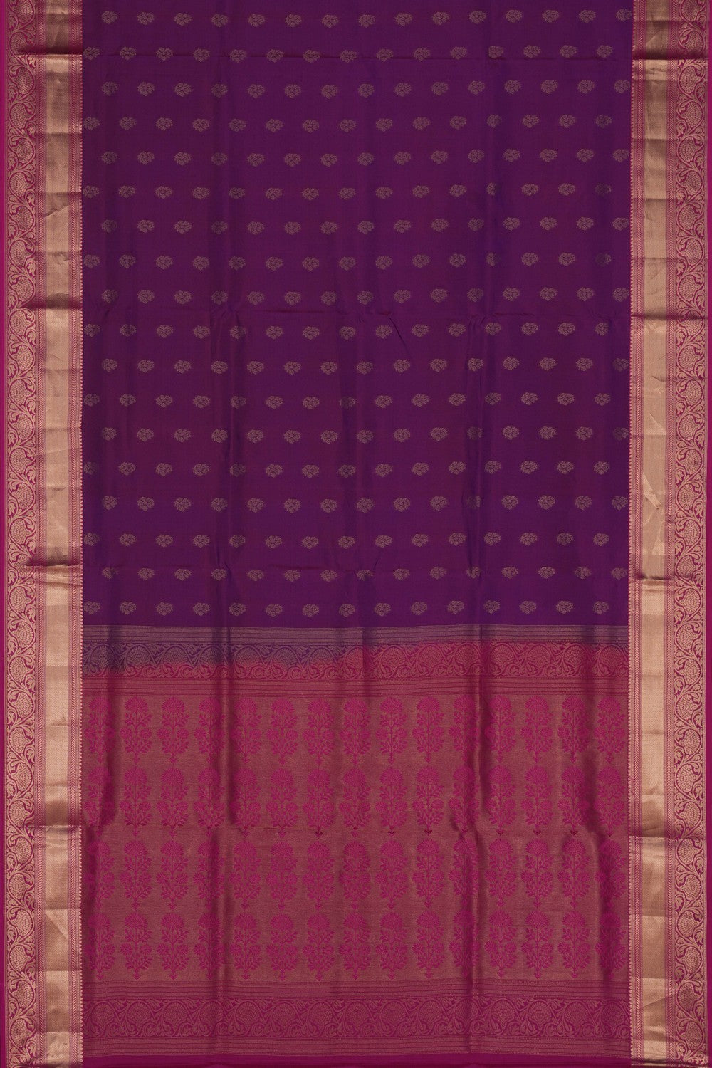 Image of South Silk Purple Saree