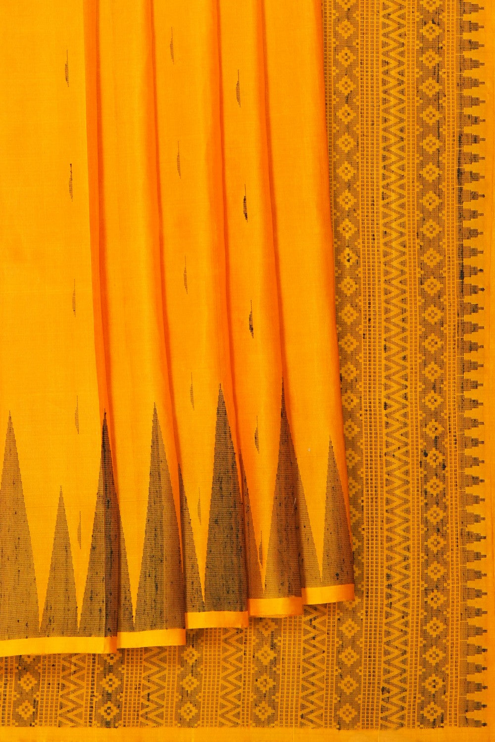 Image of South Silk Yellow Saree