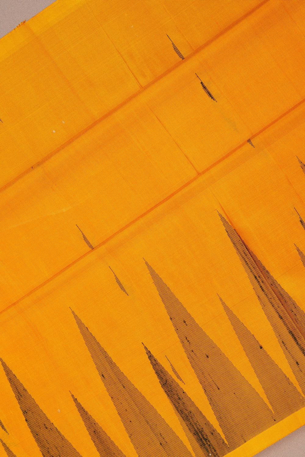 Image of South Silk Yellow Saree
