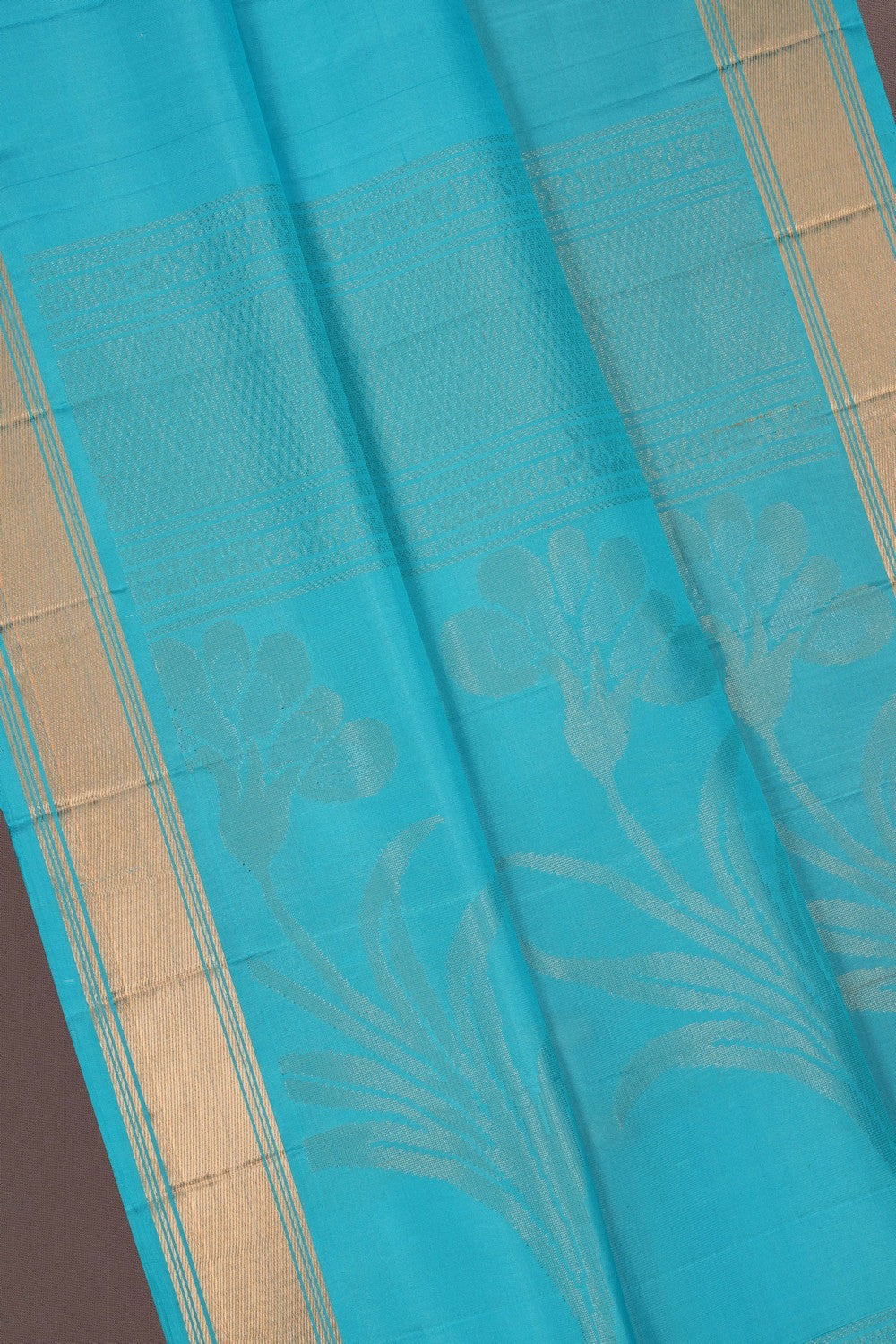 Image of South Silk Blue Saree