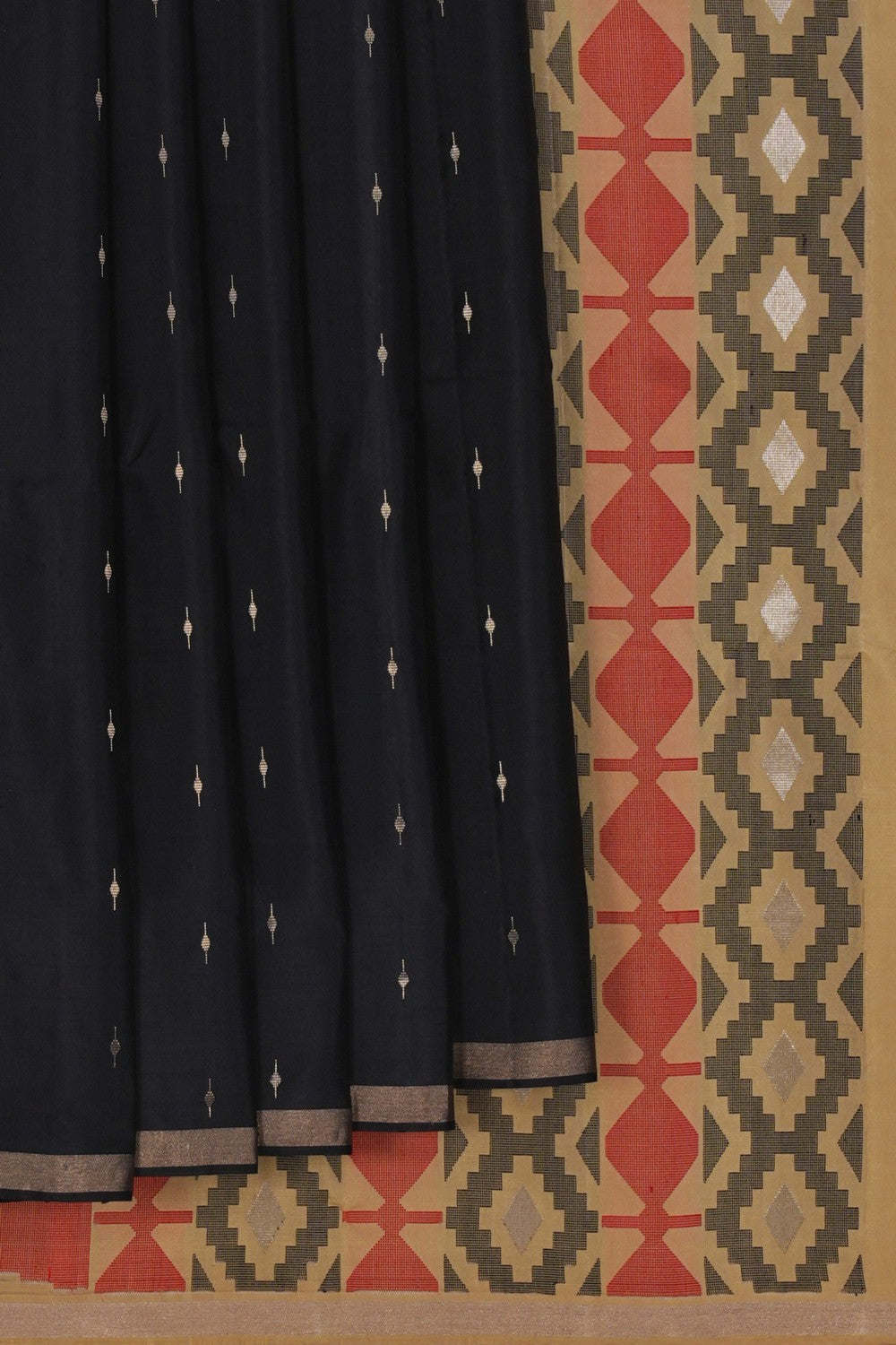 Image of South Silk Black Saree